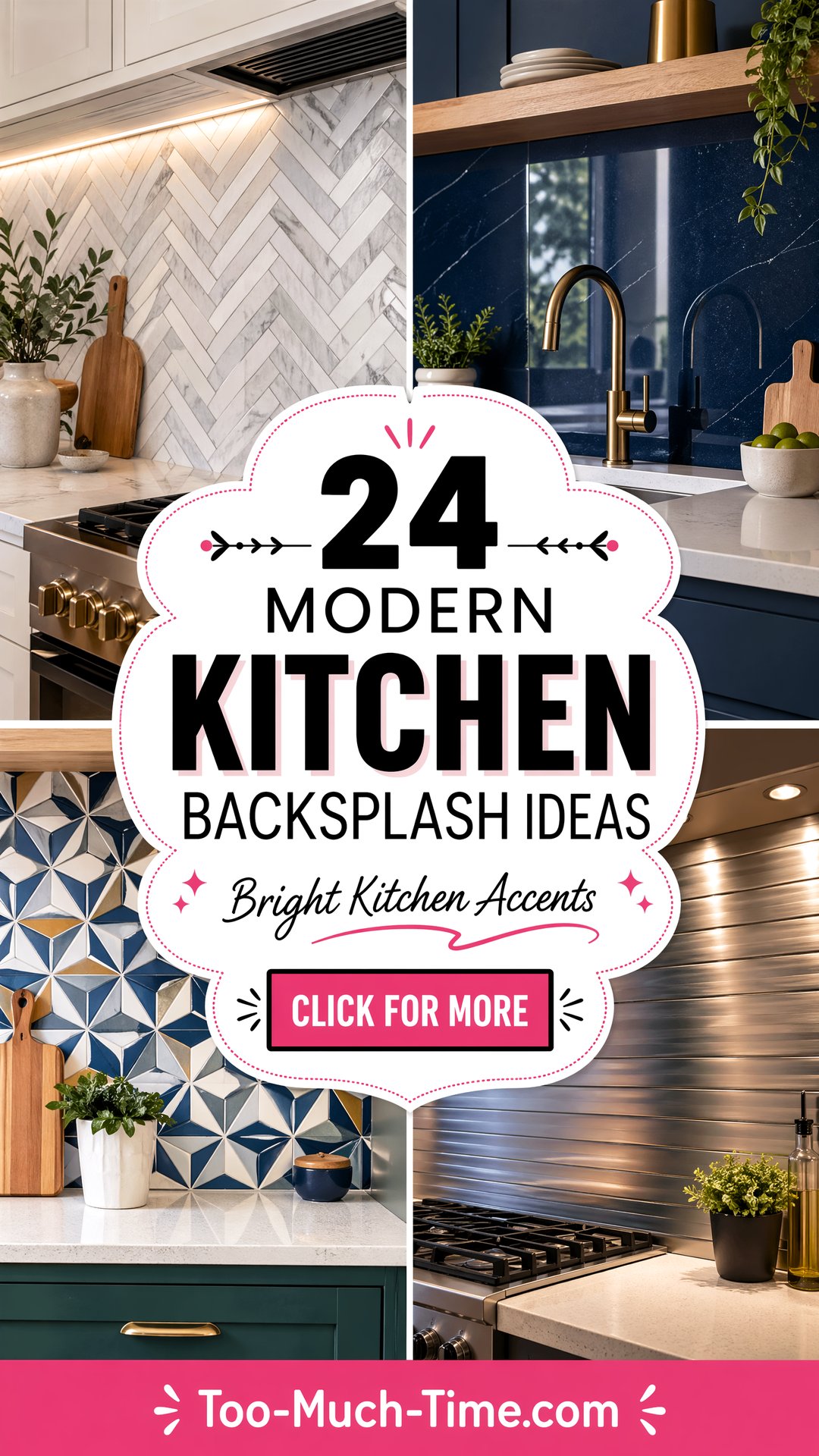 24 Modern Kitchen Backsplash Ideas for Bright Accents - 24 Modern Kitchen Backsplash Ideas for Bright Accents