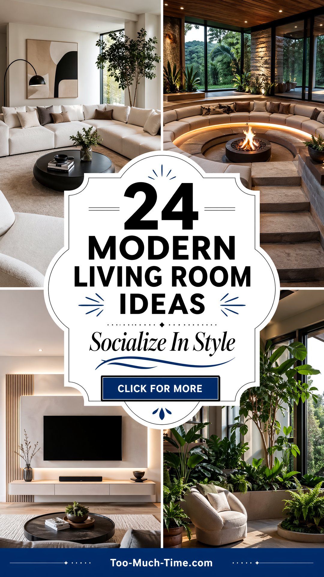 24 Modern Living Room Ideas for Brighter Social Spaces - 24 Modern Living Room Ideas for Brighter, Social Spaces