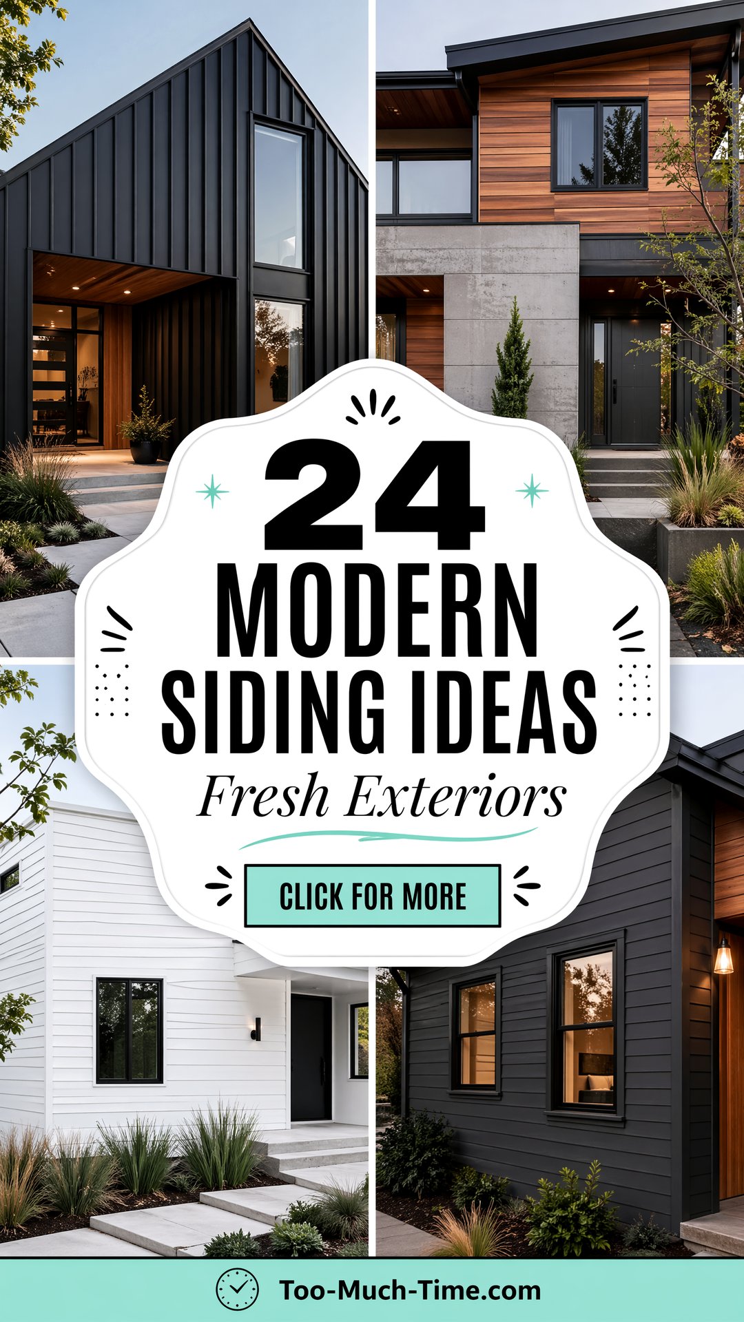24 Modern Siding Ideas for a Contemporary Home - 24 Modern Siding Ideas for a Contemporary Home