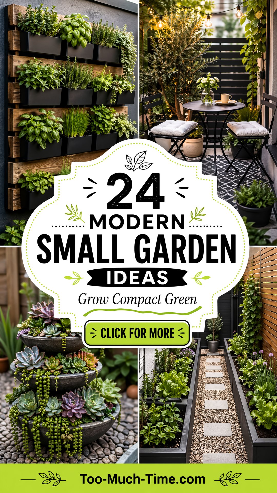 24 Modern Small Garden Ideas for Compact Spaces - 24 Modern Small Garden Ideas for Compact Spaces