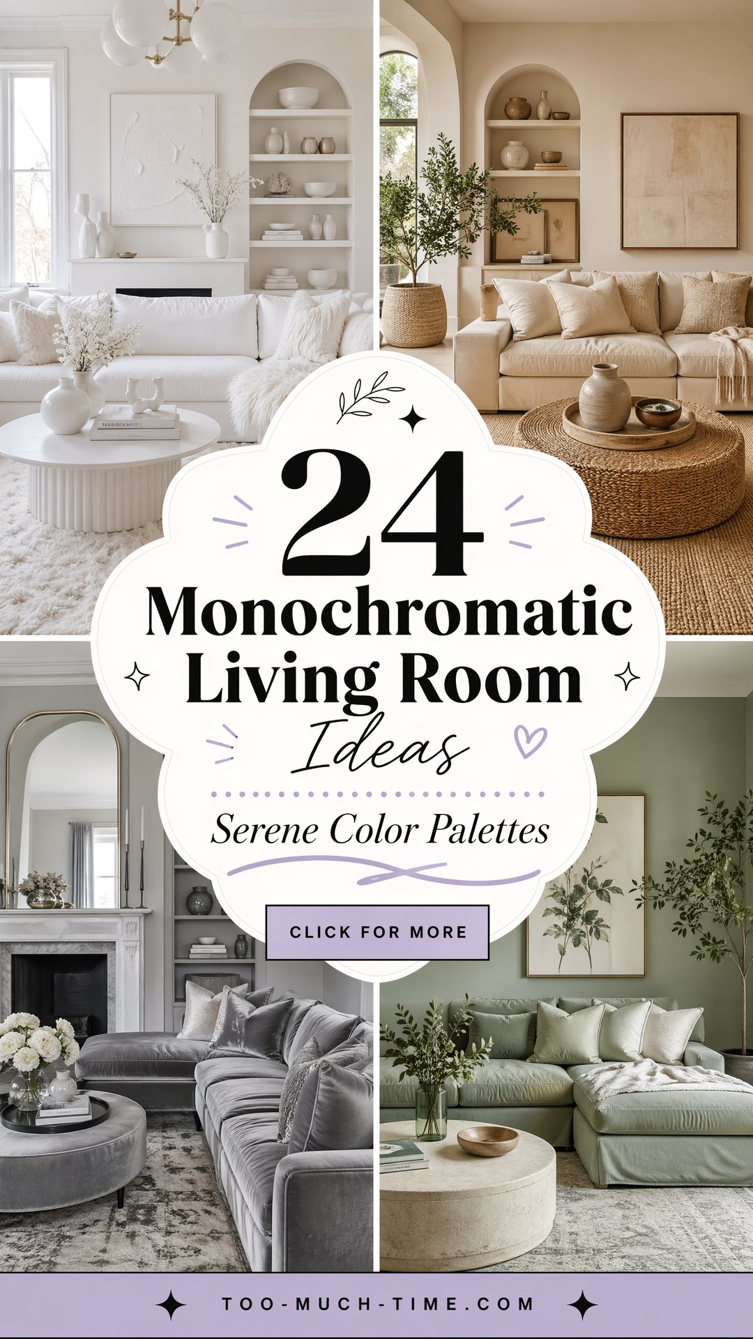 24 Monochromatic Living Room Ideas for Serene Palettes - 24 Monochromatic Living Room Ideas for Serene Palettes