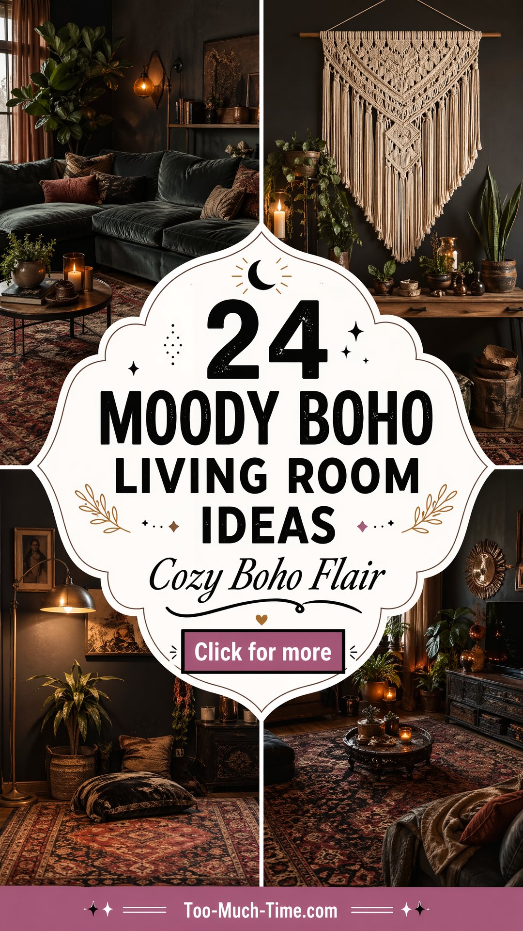 24 Moody Boho Living Room Ideas for Cozy Flair At Home - 24 Moody Boho Living Room Ideas for Cozy Flair At Home