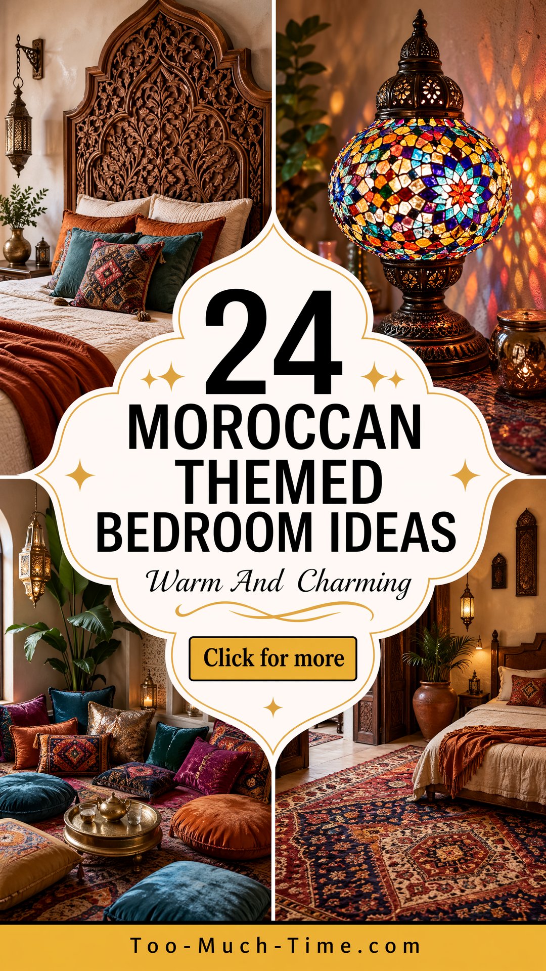 24 Moroccan Themed Bedroom Ideas to Evoke Warm Charm - 24 Moroccan Themed Bedroom Ideas to Evoke Warm Charm