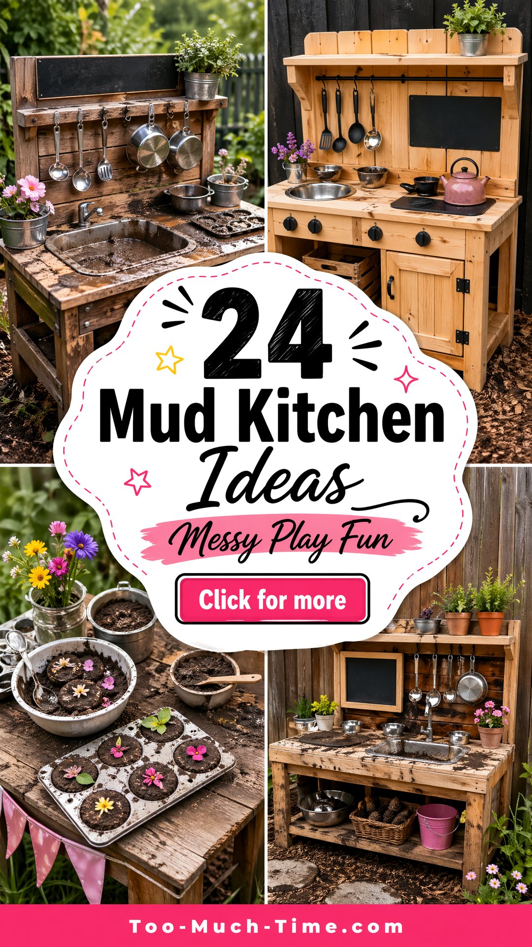 24 Mud Kitchen Ideas for Kids Messy Play and Learning - 24 Mud Kitchen Ideas for Kids' Messy Play and Learning