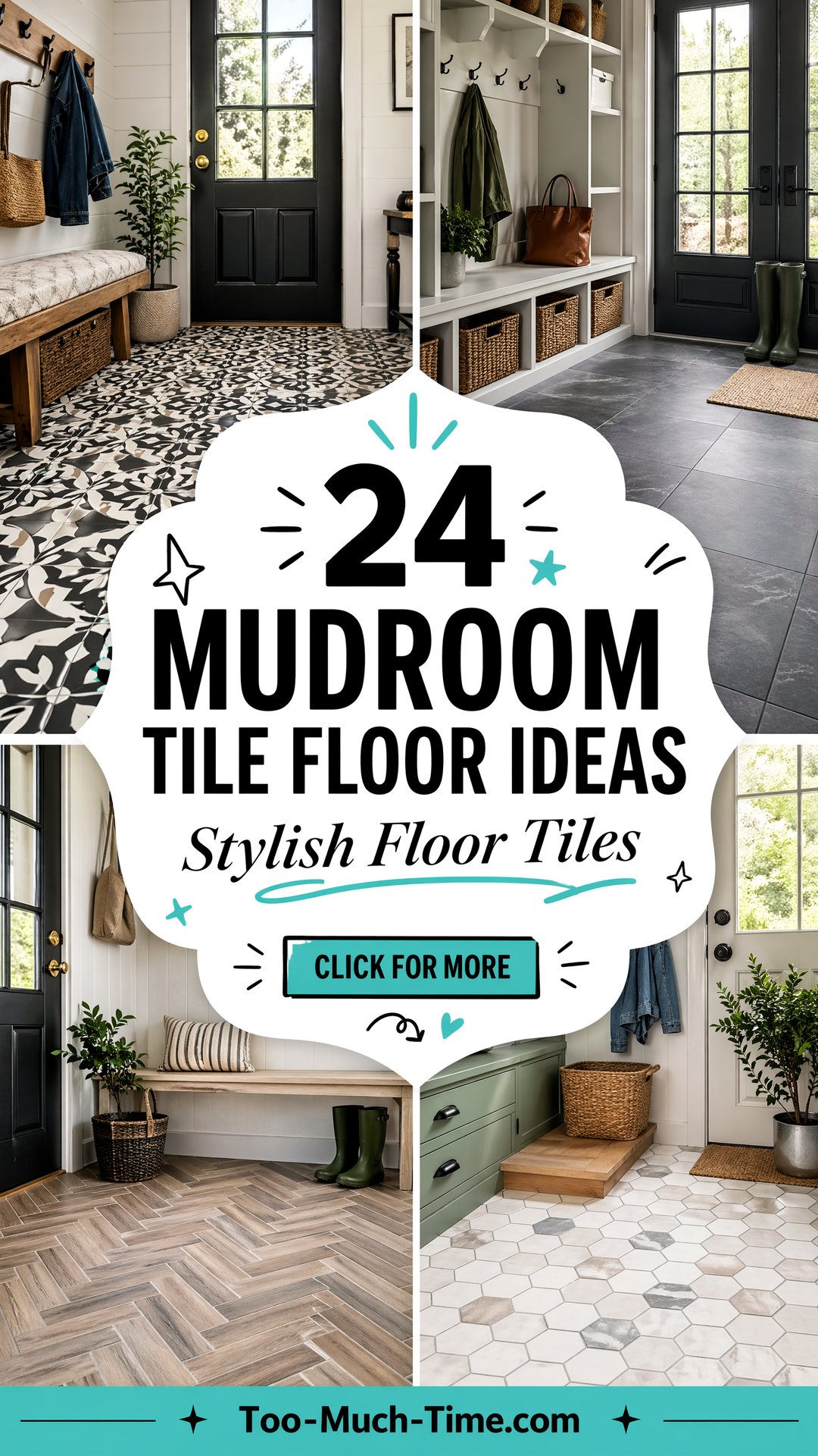 24 Mudroom Tile Floor Ideas for Mudroom Tile Ideas!! - 24 Mudroom Tile Floor Ideas for Mudroom Tile Ideas!!