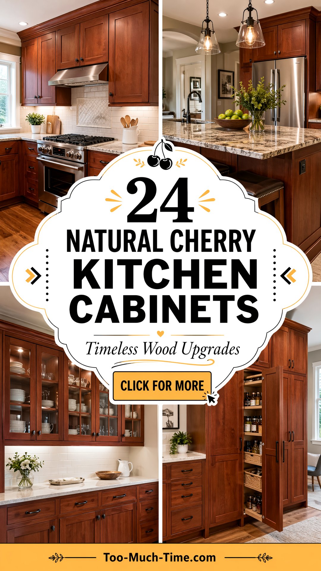 24 Natural Cherry Kitchen Cabinets Timeless Upgrades - 24 Natural Cherry Kitchen Cabinets Timeless Upgrades