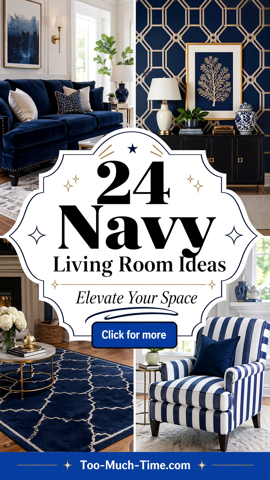 24 Navy Living Room Ideas to Elevate Spaces At Home - 24 Navy Living Room Ideas to Elevate Spaces At Home