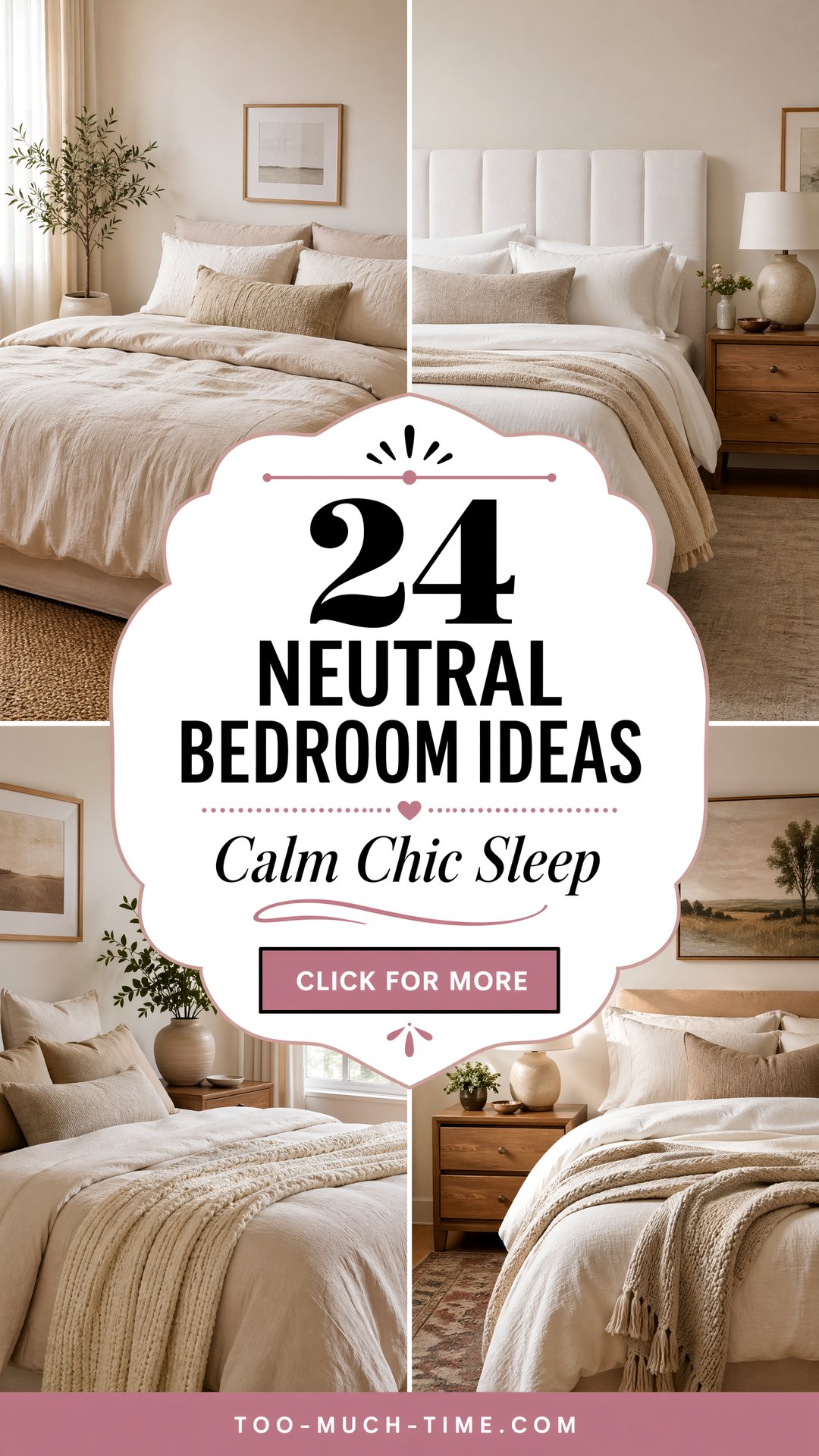 24 Neutral Bedroom Ideas for Calm Chic Sleep Spaces - 24 Neutral Bedroom Ideas for Calm, Chic Sleep Spaces