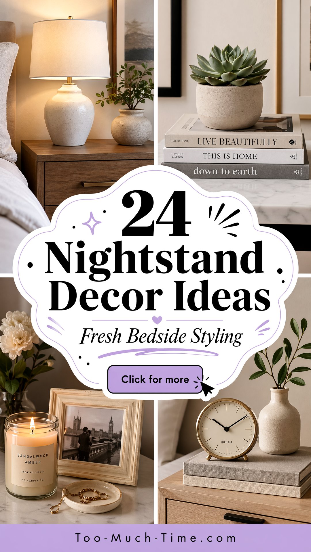 24 Nightstand Decor Ideas Fresh Bedside Styling Tips - 24 Nightstand Decor Ideas: Fresh Bedside Styling Tips