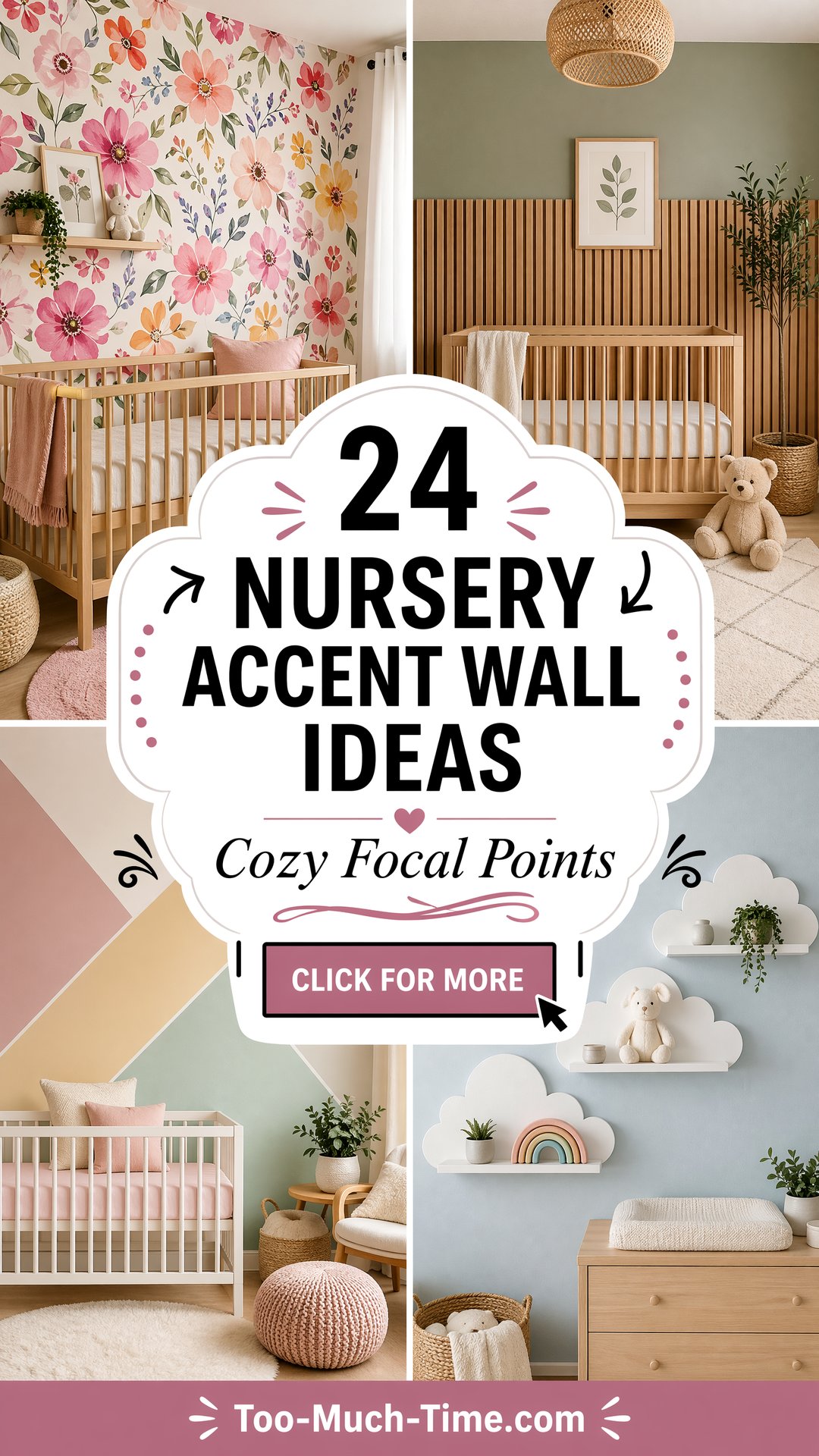 24 Nursery Accent Wall Ideas for a Cozy Focal Point - 24 Nursery Accent Wall Ideas for a Cozy Focal Point