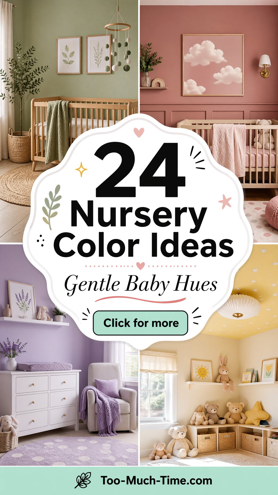 24 Nursery Color Ideas Gentle Palettes for Baby Rooms - 24 Nursery Color Ideas: Gentle Palettes for Baby Rooms