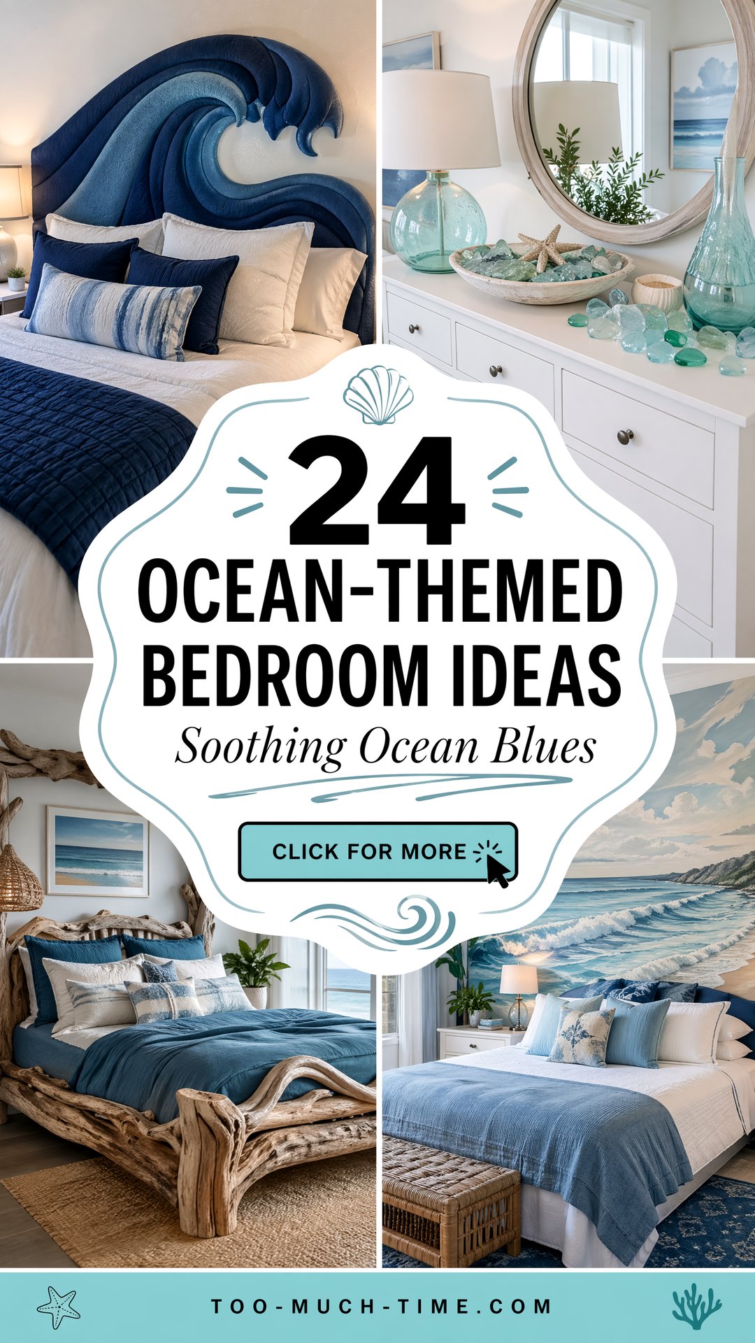 24 Ocean-themed Bedroom Ideas Soothing Blue Palettes - 24 Ocean-themed Bedroom Ideas: Soothing Blue Palettes