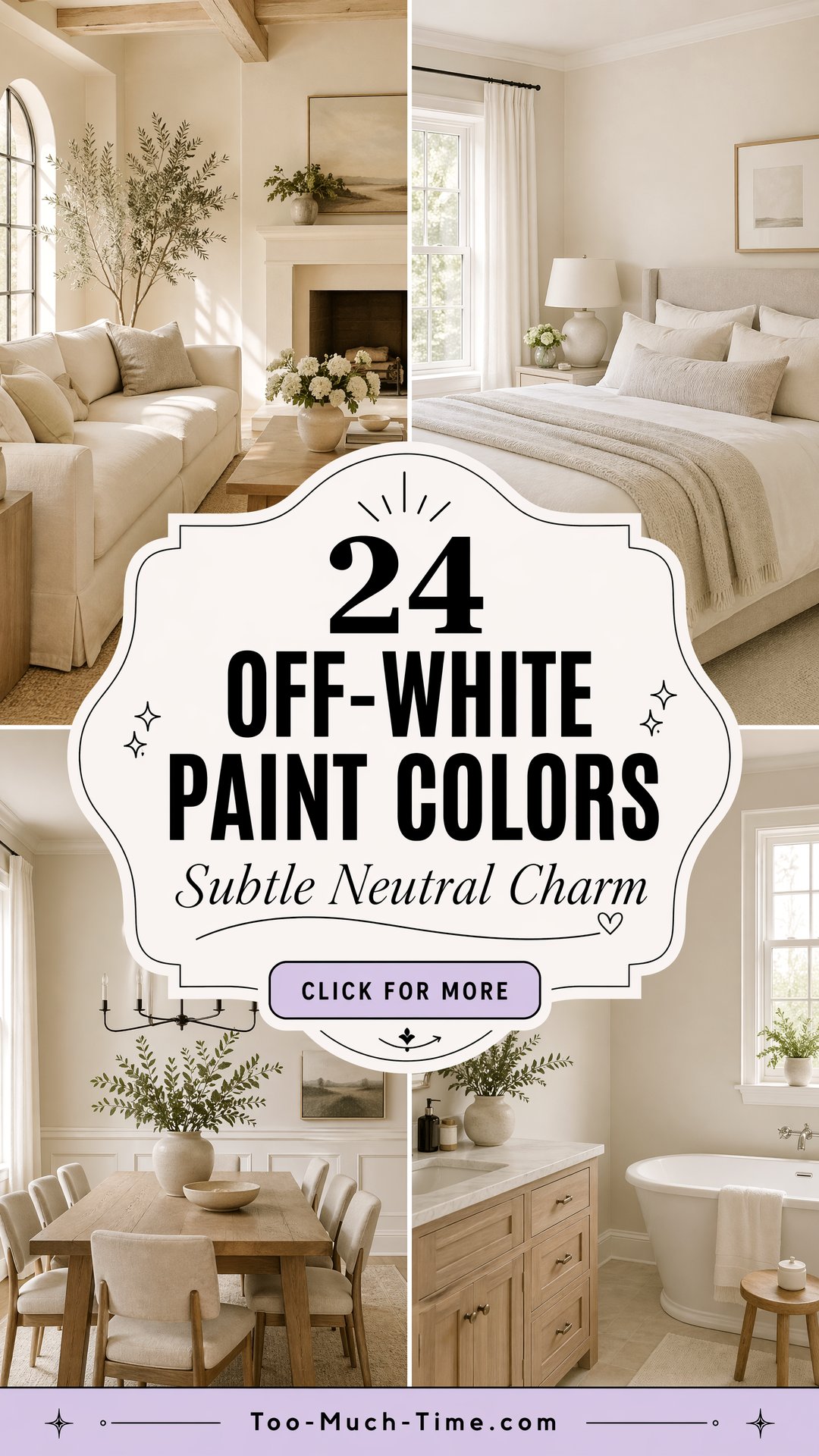 24 Off-white Paint Colors for Room Subtle Neutrals - 24 Off-white Paint Colors for Room: Subtle Neutrals