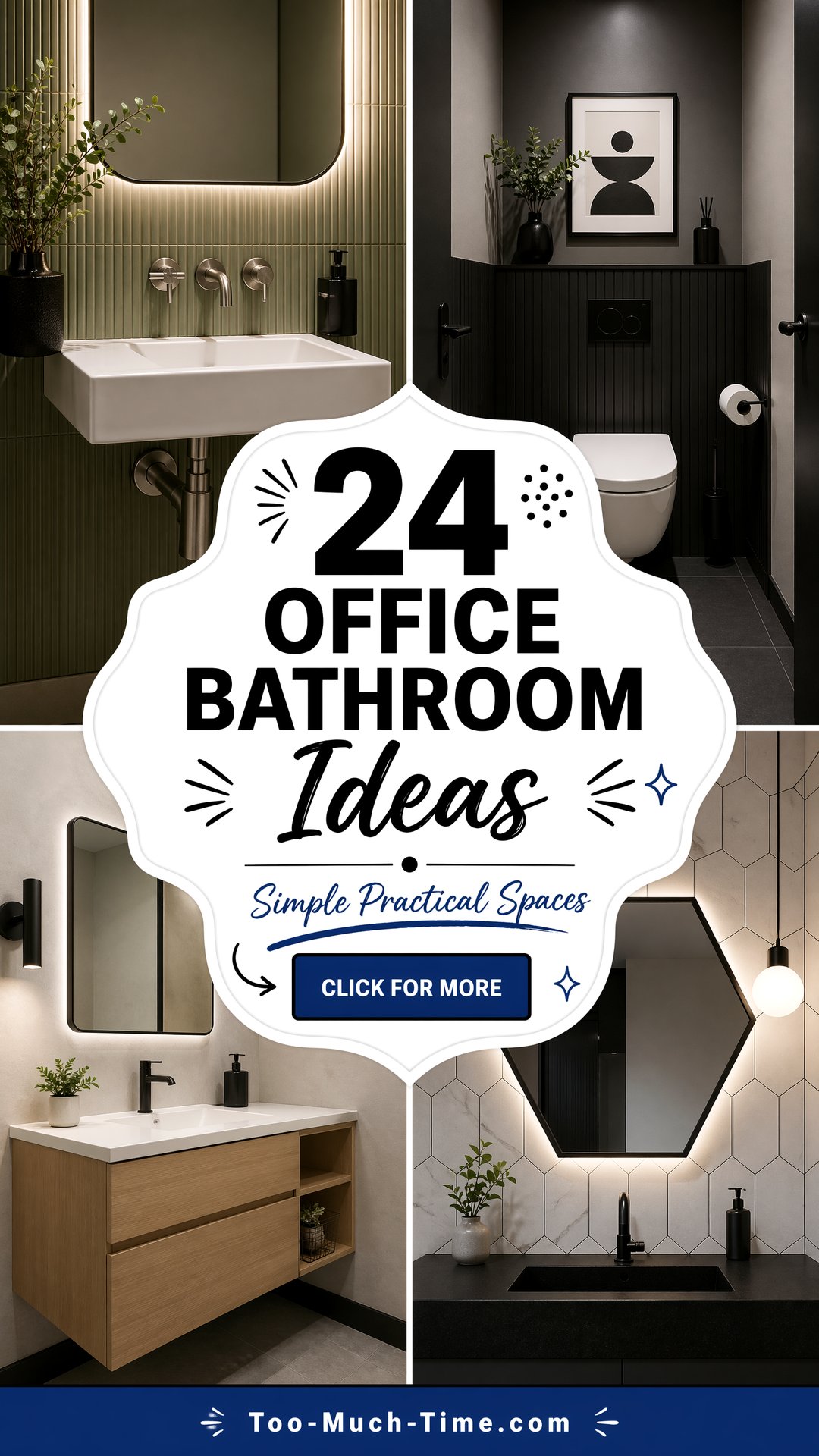 24 Office Bathroom Ideas Simple Practical Layouts - 24 Office Bathroom Ideas: Simple, Practical Layouts