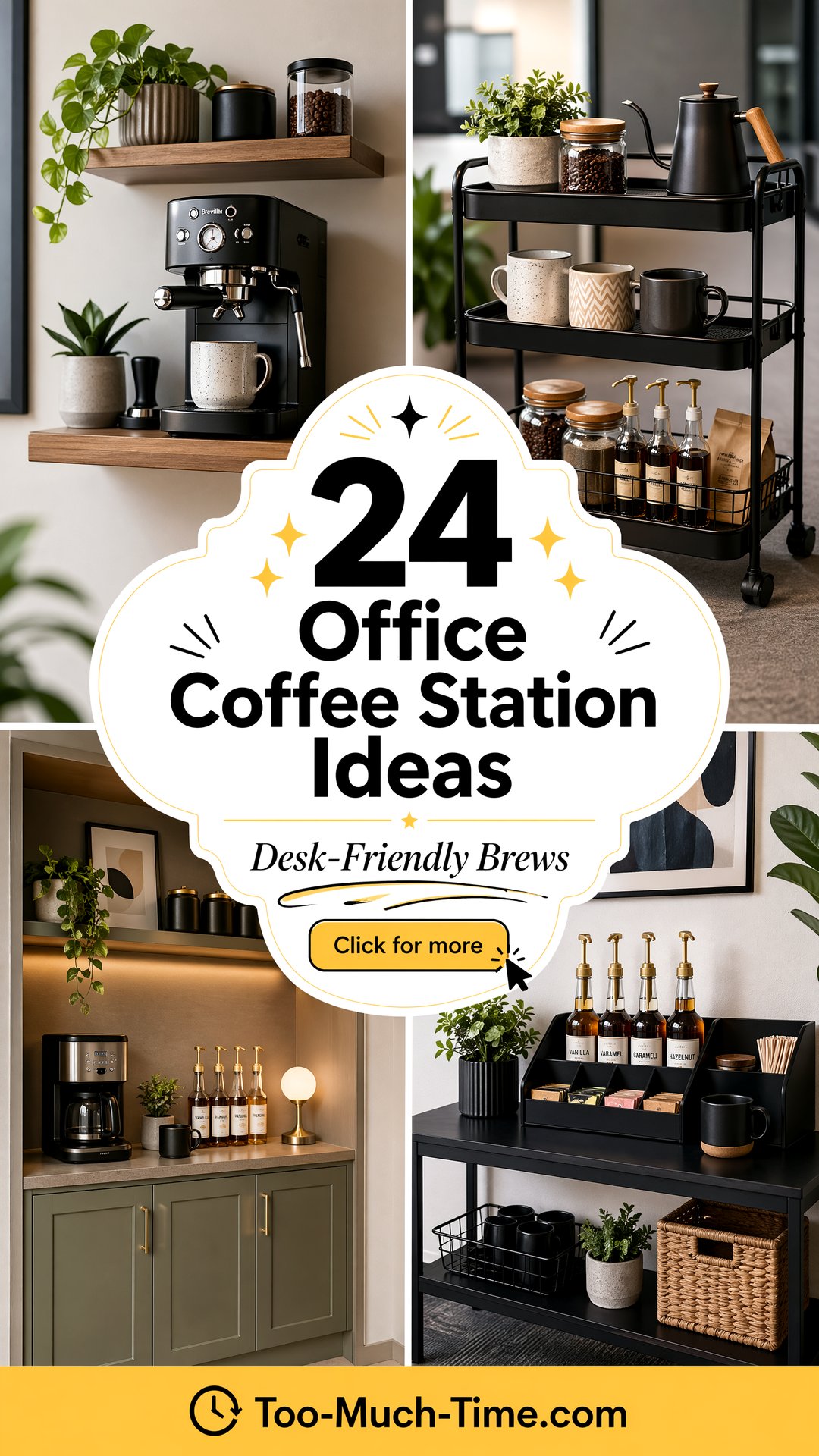 24 Office Coffee Station Ideas Desk-friendly Layouts - 24 Office Coffee Station Ideas: Desk-friendly Layouts