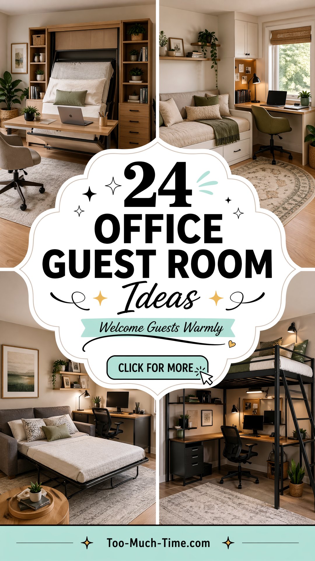 24 Office Guest Room Ideas to Greet Guests Warmly! - 24 Office Guest Room Ideas to Greet Guests Warmly!