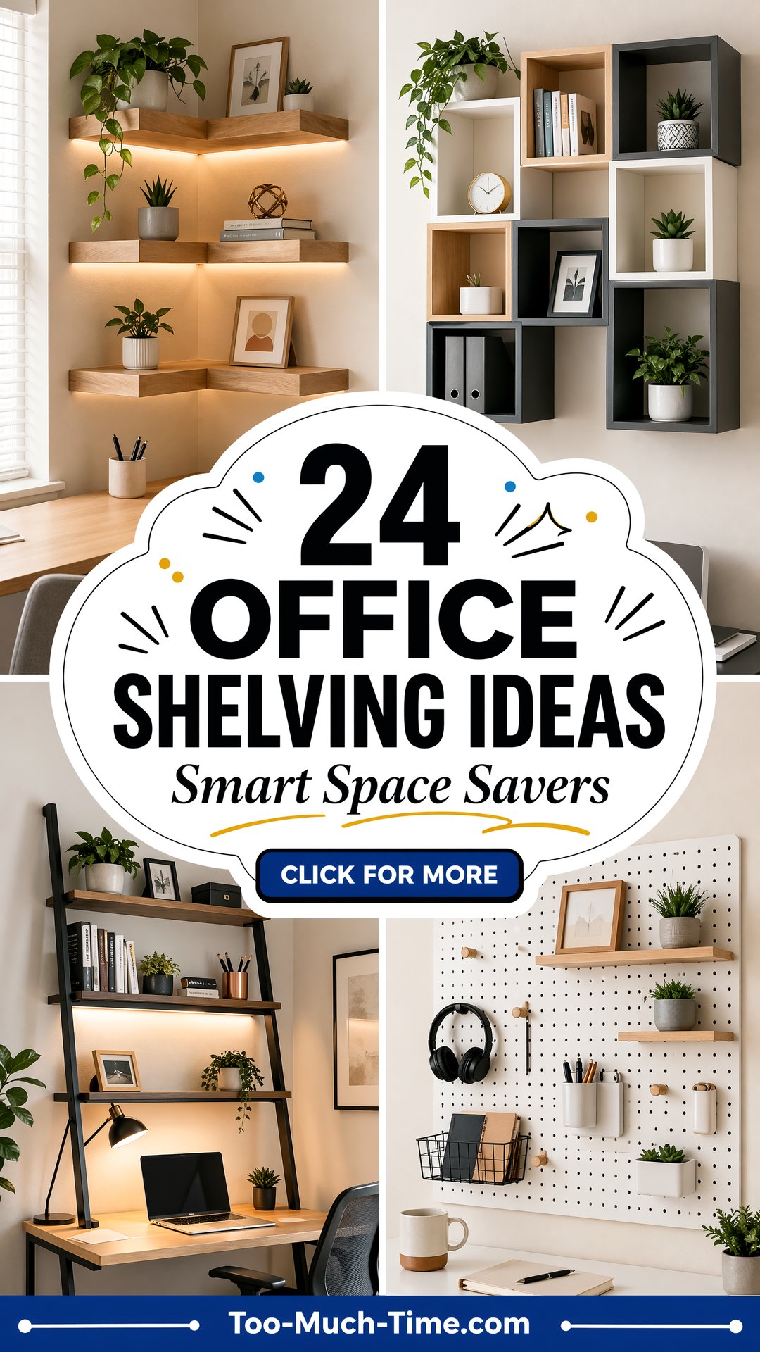 24 Office Shelving Ideas Space-saving Ideas for Desks - 24 Office Shelving Ideas: Space-saving Ideas for Desks