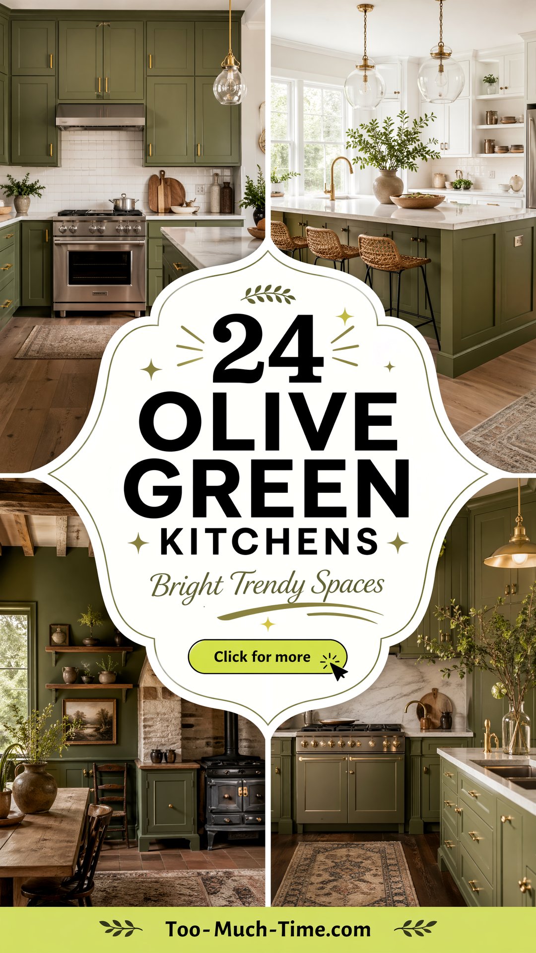 24 Olive Green Kitchens Trends for Bright Kitchens - 24 Olive Green Kitchens: Trends for Bright Kitchens