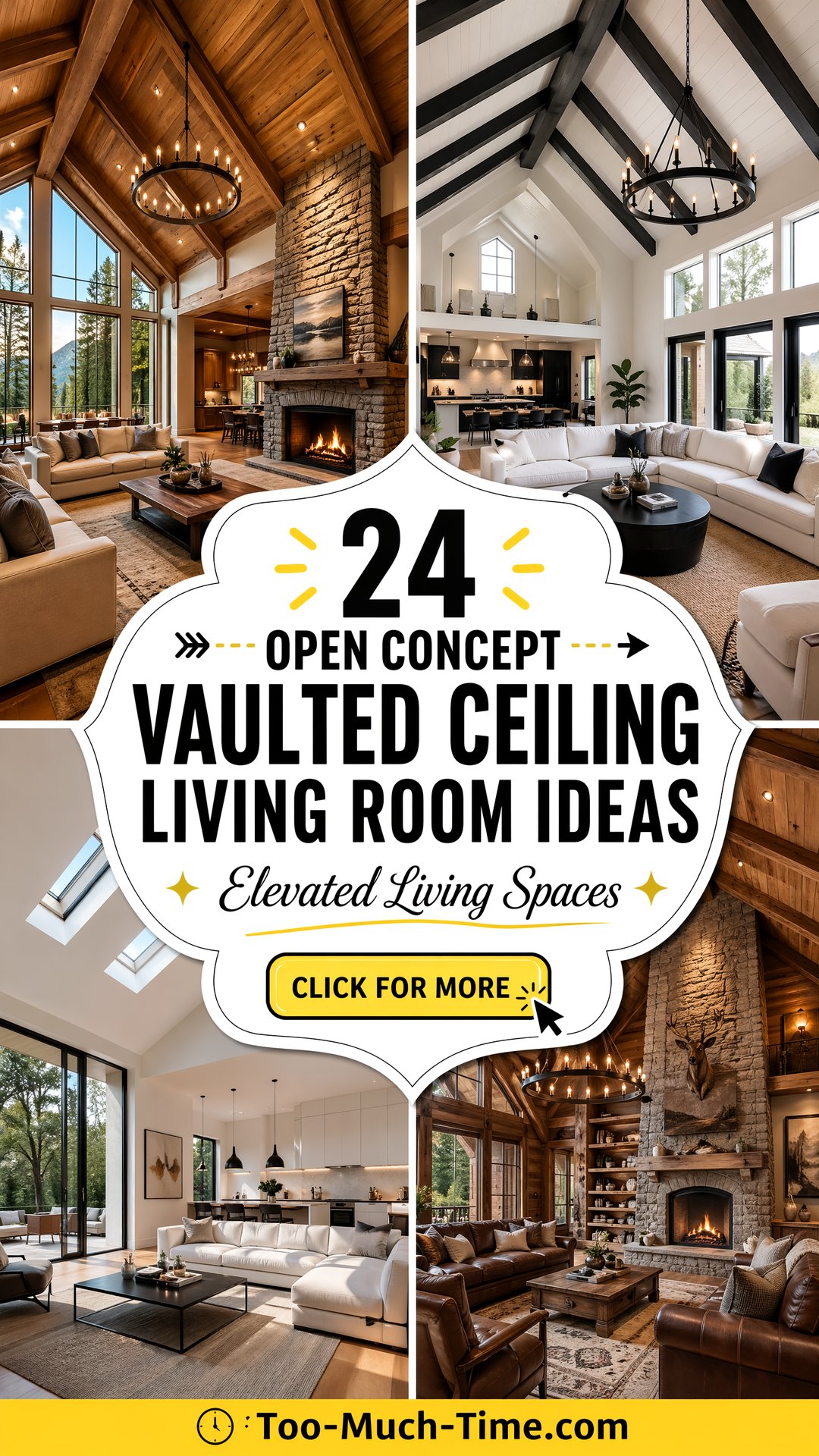 24 Open Concept Vaulted Ceiling Living Room Ideas Today - 24 Open Concept Vaulted Ceiling Living Room Ideas Today