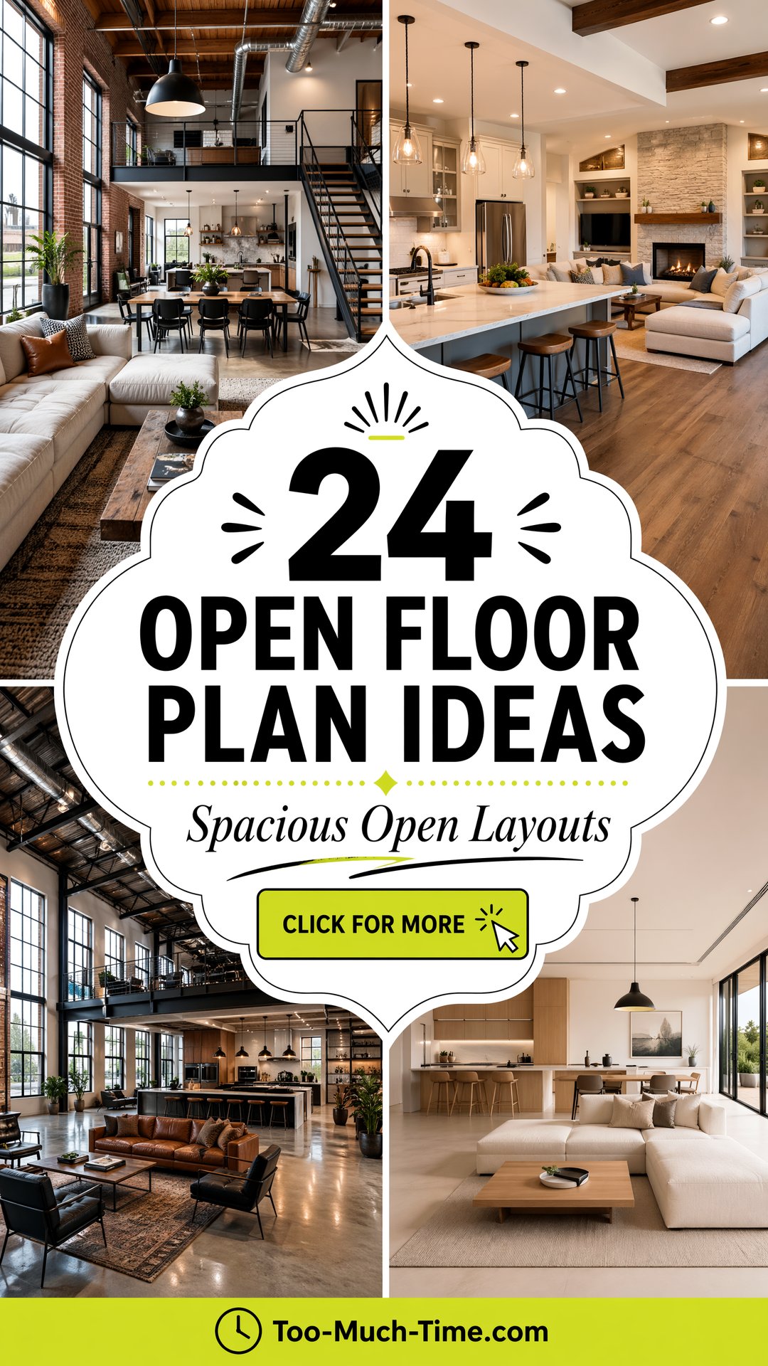 24 Open Floor Plan Ideas for a Spacious Open Layout - 24 Open Floor Plan Ideas for a Spacious Open Layout