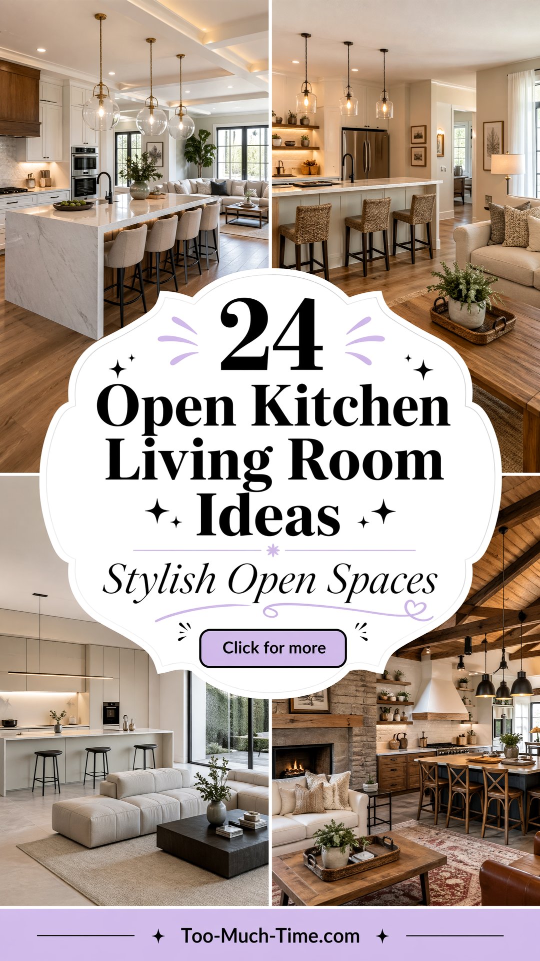 24 Open Kitchen Living Room Ideas for Stylish Spaces - 24 Open Kitchen Living Room Ideas for Stylish Spaces