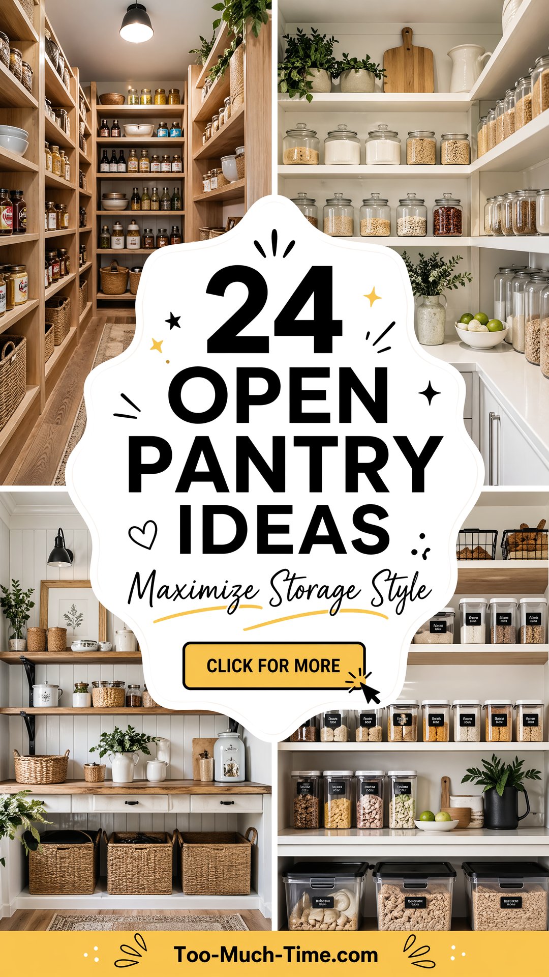24 Open Pantry Ideas to Maximize Storage and Style - 24 Open Pantry Ideas to Maximize Storage and Style