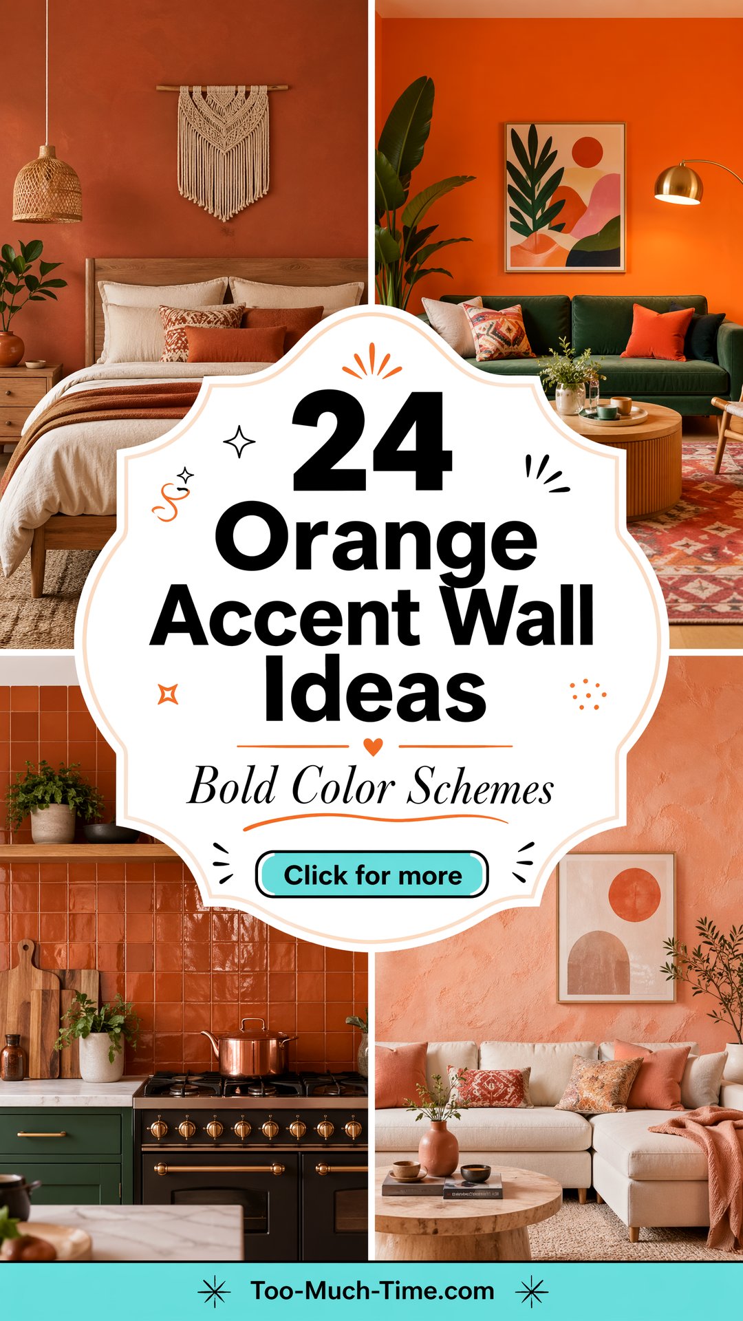 24 Orange Accent Wall Ideas for Bold Color Schemes - 24 Orange Accent Wall Ideas for Bold Color Schemes