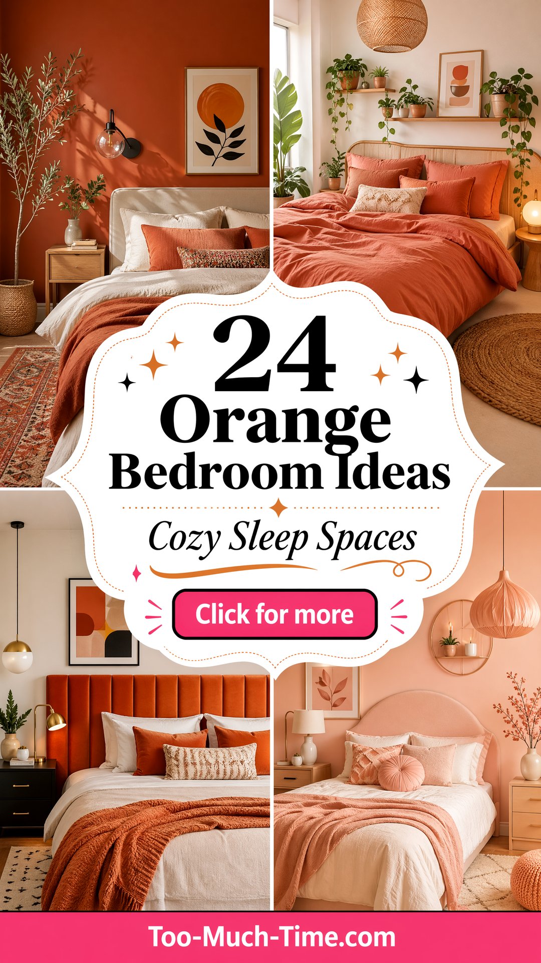 24 Orange Bedroom Ideas for Cozy Sleep Environments 2025 - 24 Orange Bedroom Ideas for Cozy Sleep Environments 2025