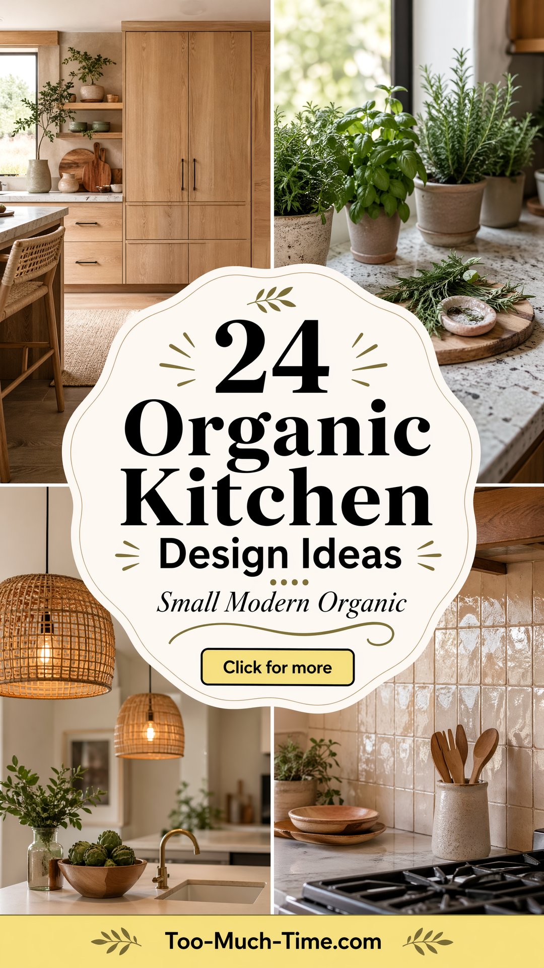 24 Organic Kitchen Design Ideas for Small Modern Kitchen - 24 Organic Kitchen Design Ideas for Small Modern Kitchen