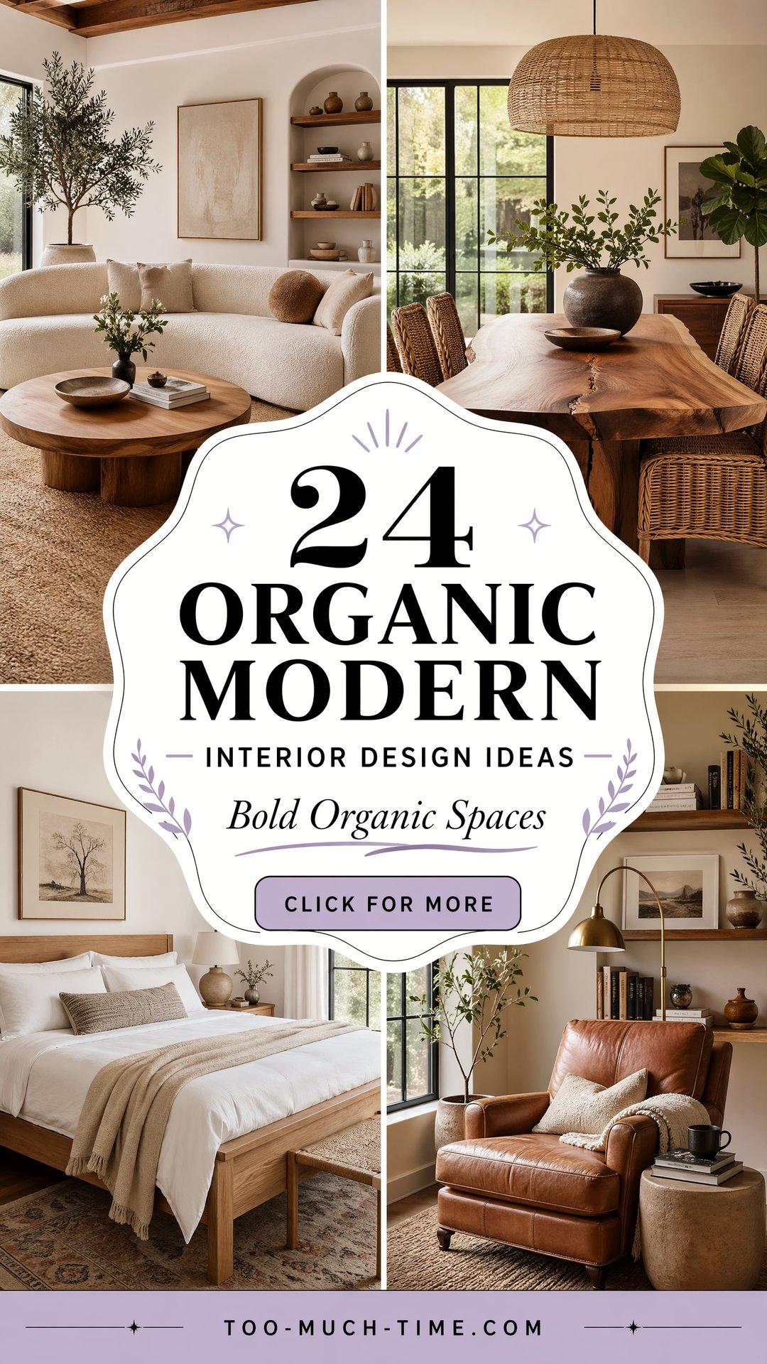24 Organic Modern Interior Design Ideas for Bold Spaces - 24 Organic Modern Interior Design Ideas for Bold Spaces