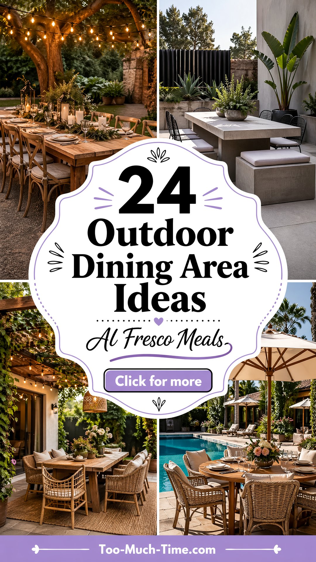 24 Outdoor Dining Area Ideas for Al Fresco Meals Too - 24 Outdoor Dining Area Ideas for Al Fresco Meals Too