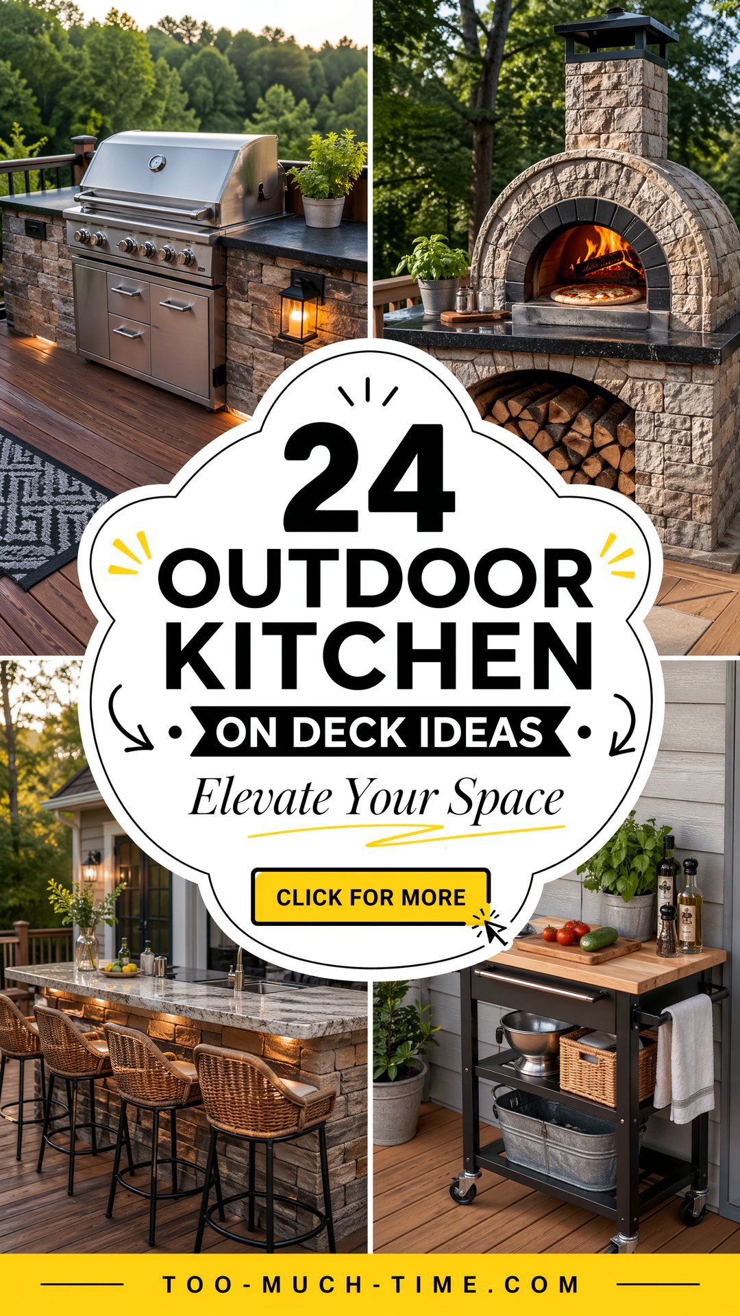 24 Outdoor Kitchen On Deck That Elevates Your Space - 24 Outdoor Kitchen On Deck That Elevates Your Space