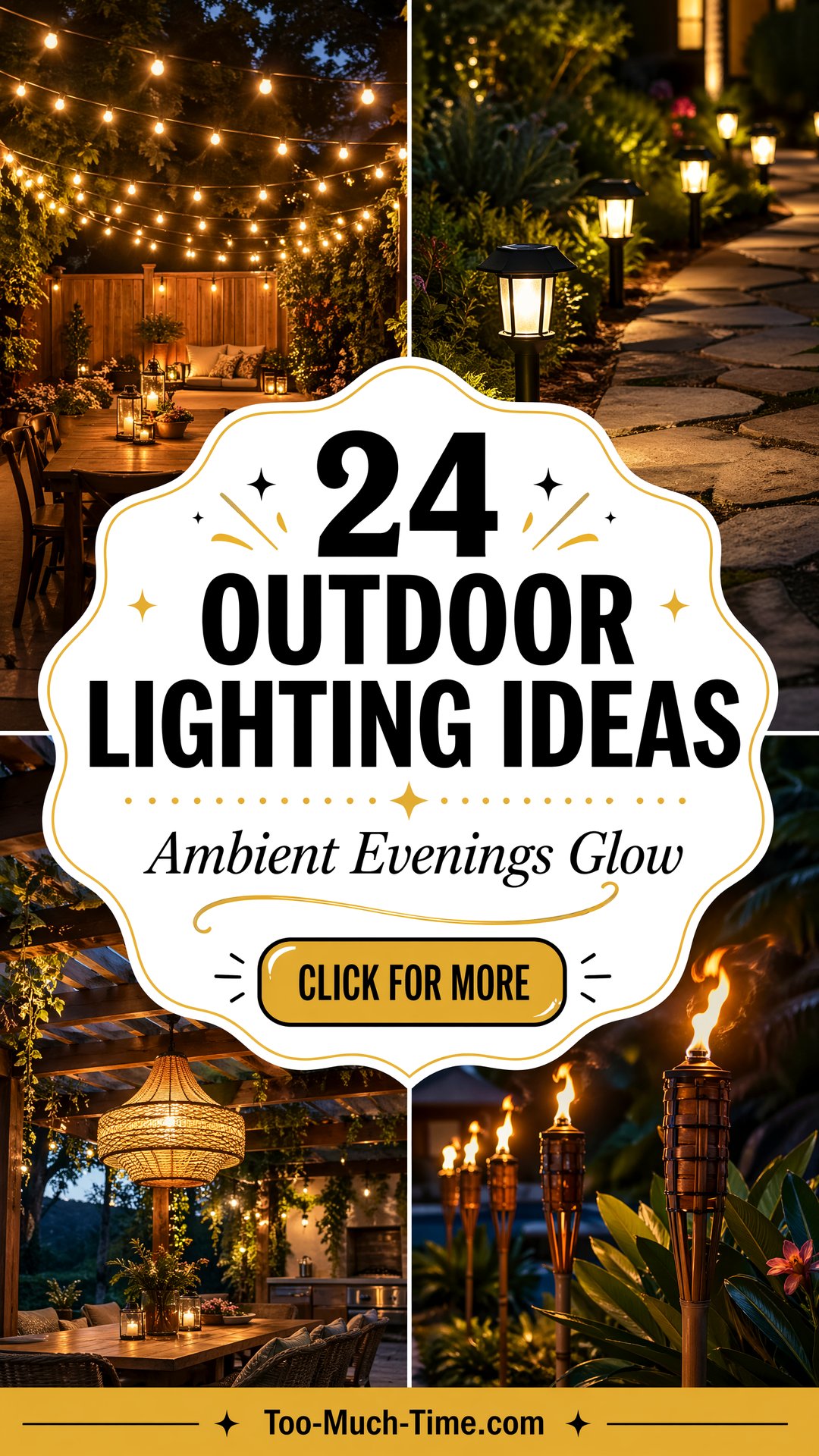 24 Outdoor Lighting Ideas for Ambient Evenings Outdoors - 24 Outdoor Lighting Ideas for Ambient Evenings Outdoors
