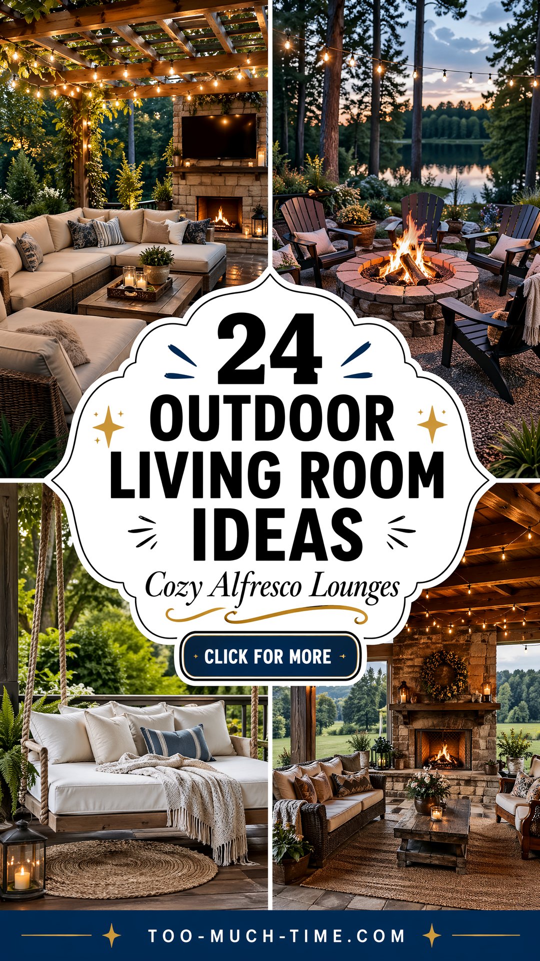 24 Outdoor Living Room Ideas for Cozy Alfresco Lounges - 24 Outdoor Living Room Ideas for Cozy Alfresco Lounges
