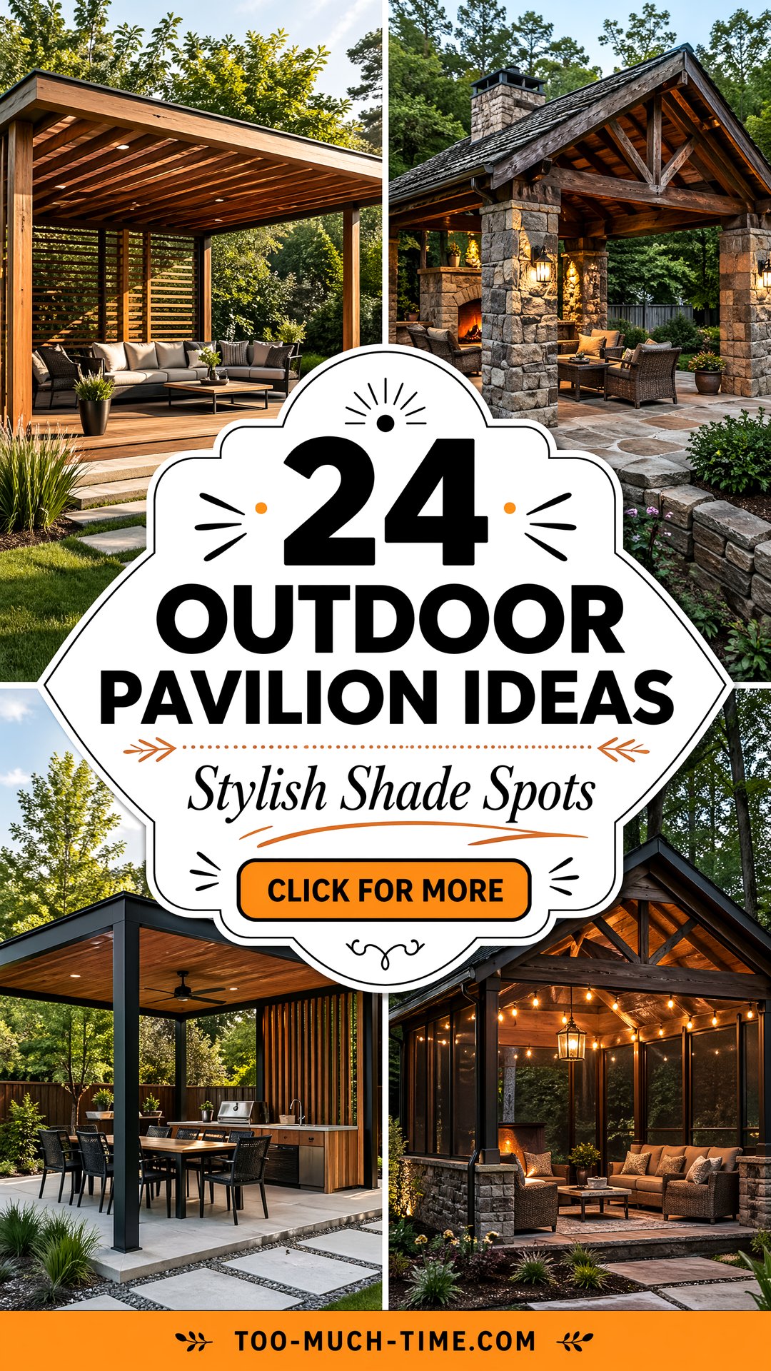 24 Outdoor Pavilion Ideas Stylish Shade Structures - 24 Outdoor Pavilion Ideas: Stylish Shade Structures