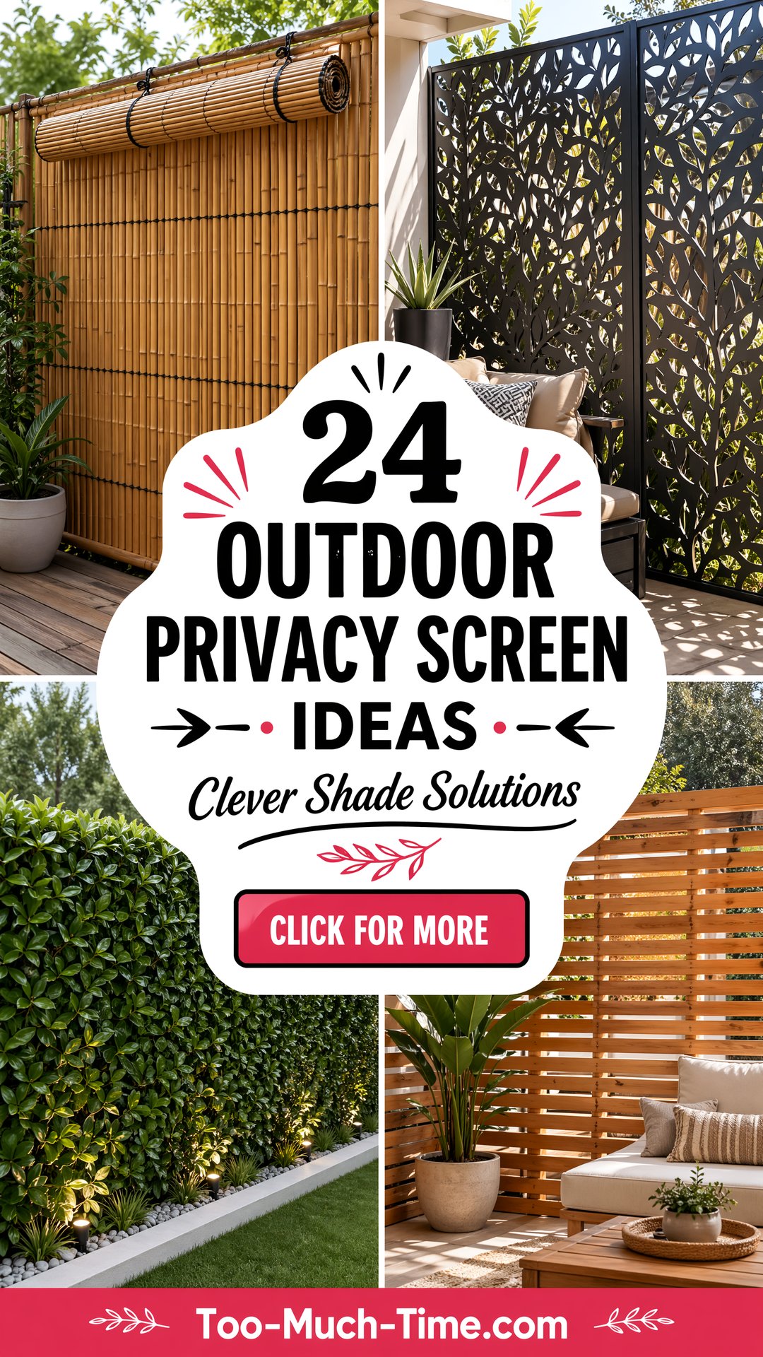 24 Outdoor Privacy Screen Ideas Clever Shade Solutions - 24 Outdoor Privacy Screen Ideas: Clever Shade Solutions