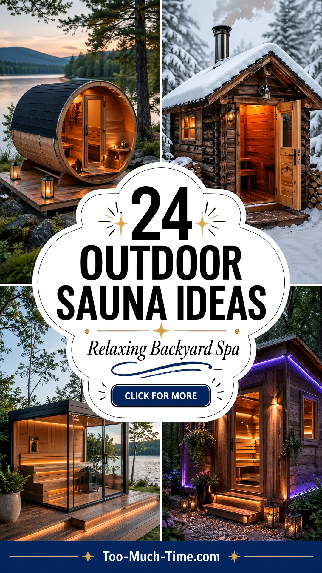 24 Outdoor Sauna Ideas for a Relaxing Backyard Spa - 24 Outdoor Sauna Ideas for a Relaxing Backyard Spa