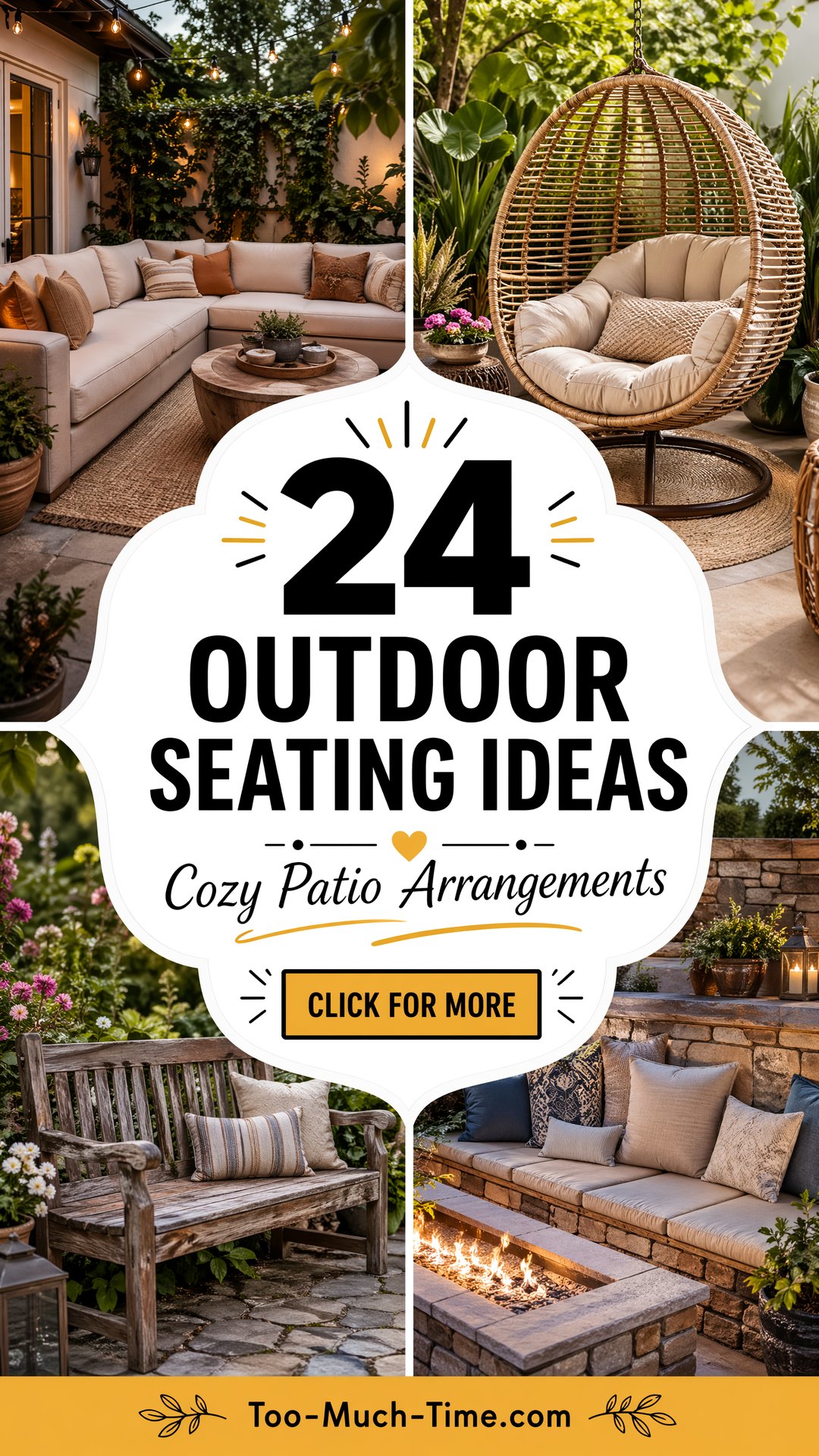 24 Outdoor Seating Ideas Cozy Patio Arrangements Now - 24 Outdoor Seating Ideas: Cozy Patio Arrangements Now