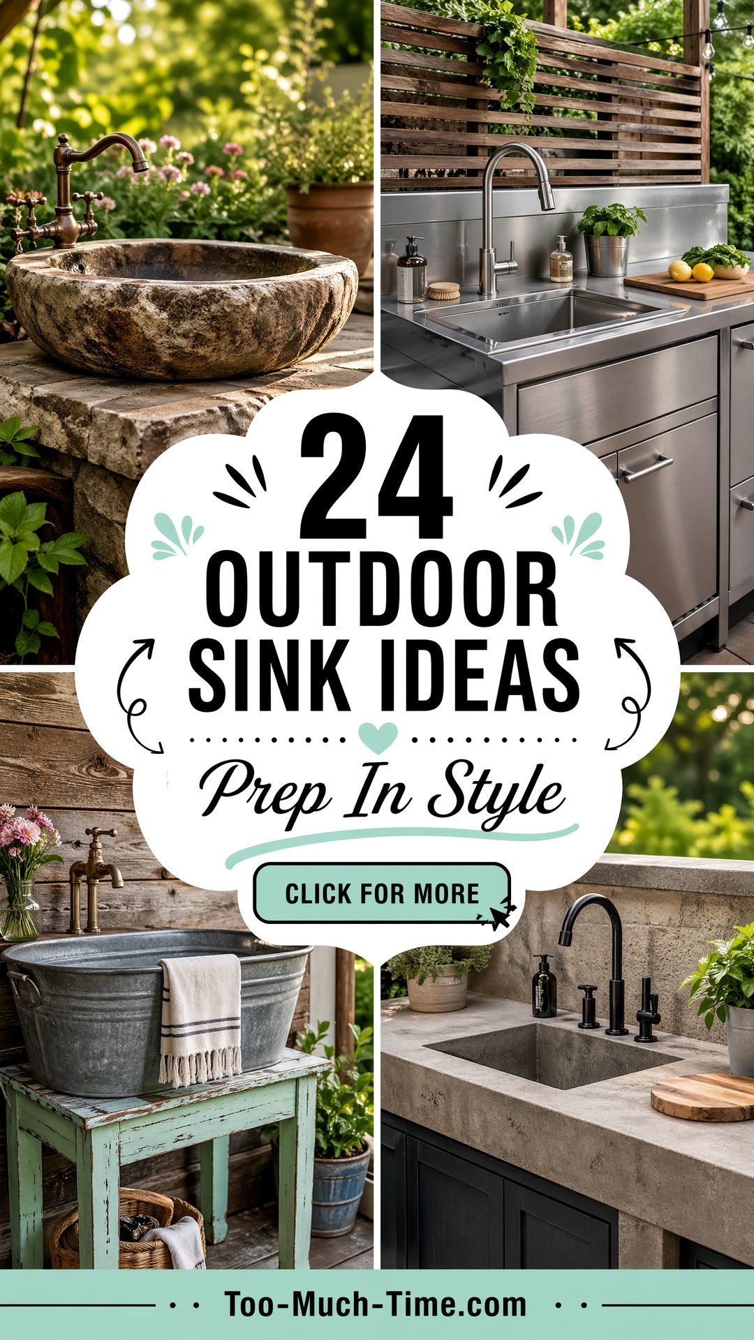 24 Outdoor Sink Ideas for Backyard Prep and Cleanup - 24 Outdoor Sink Ideas for Backyard Prep and Cleanup