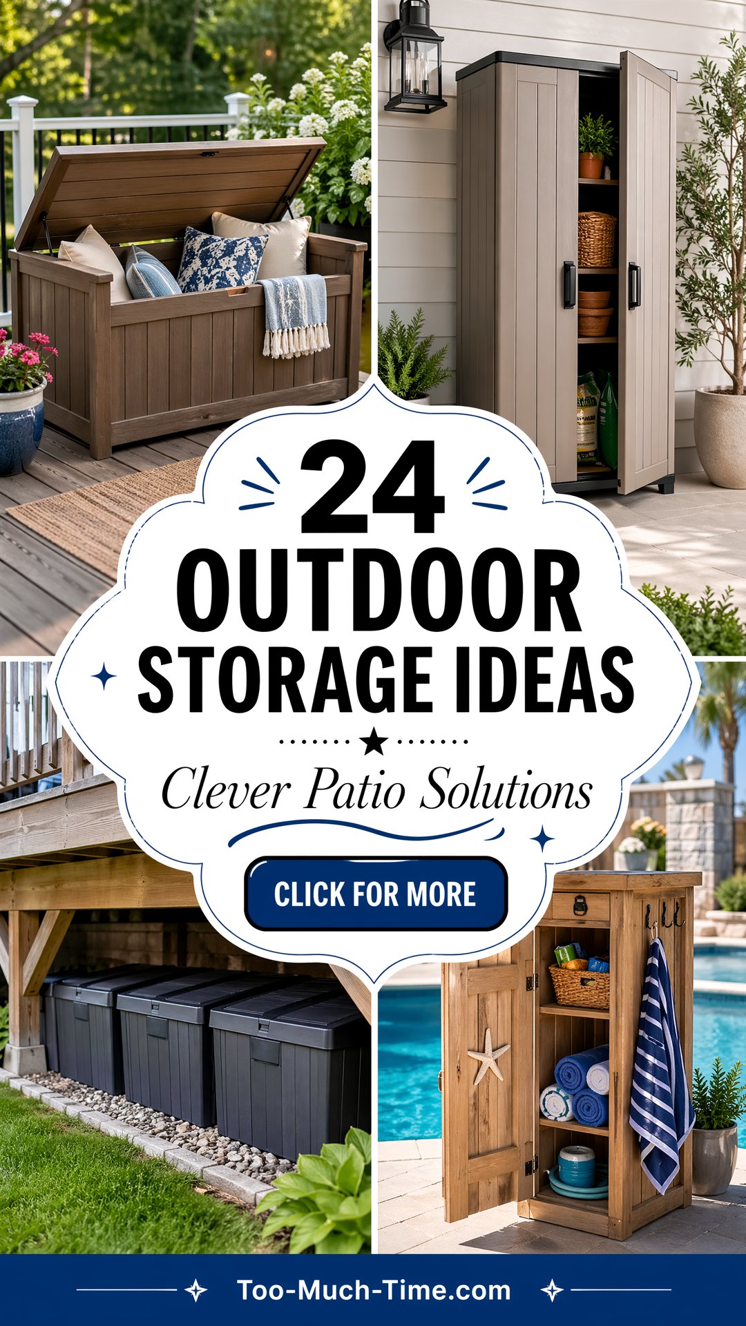 24 Outdoor Storage Ideas Clever Solutions for Patios - 24 Outdoor Storage Ideas: Clever Solutions for Patios