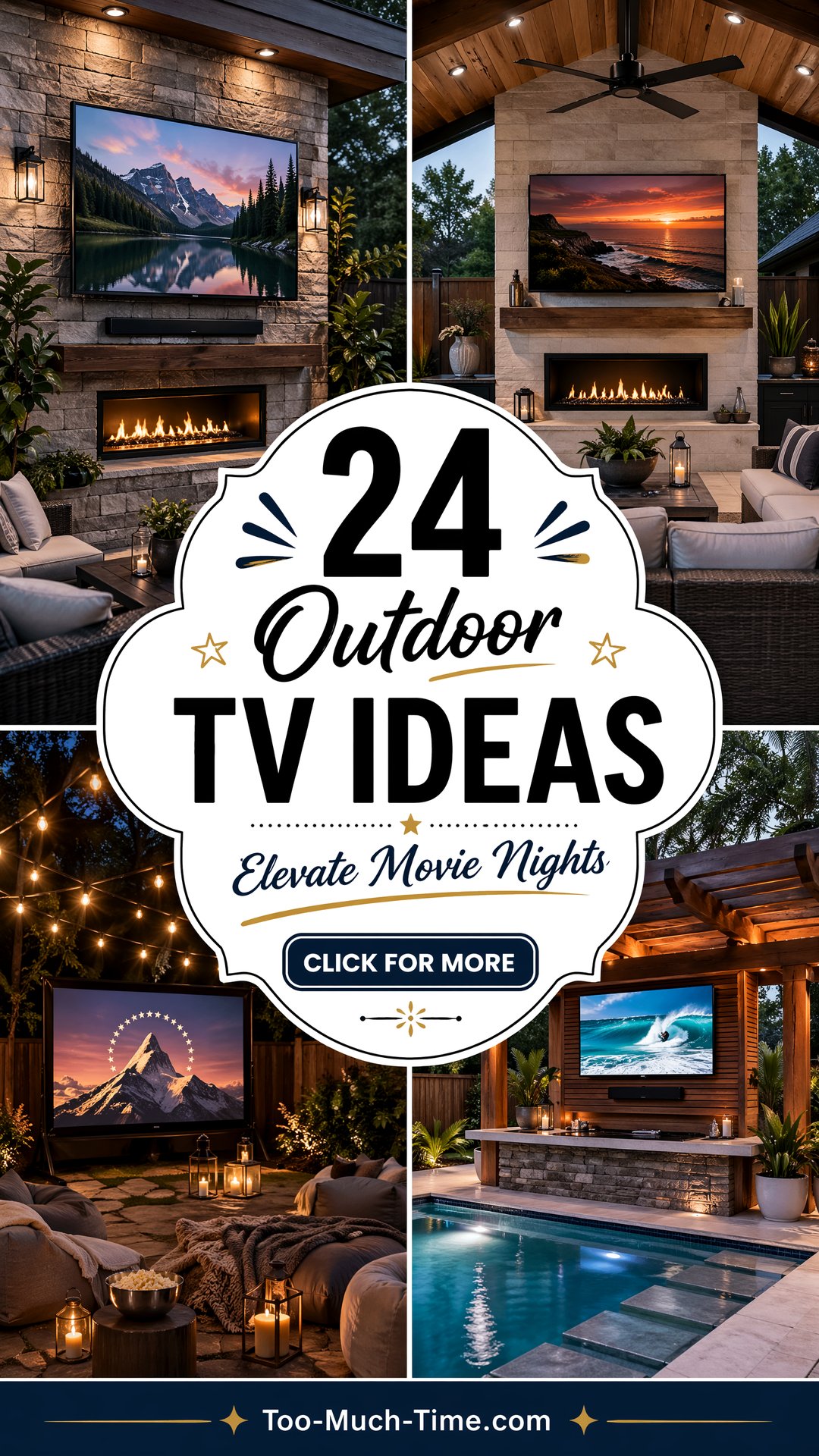 24 Outdoor Tv Ideas to Elevate Patio Movie Nights Today - 24 Outdoor Tv Ideas to Elevate Patio Movie Nights Today