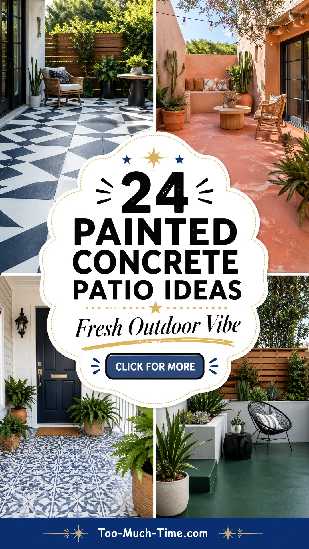 24 Painted Concrete Patio Ideas Fresh Outdoor Vibe - 24 Painted Concrete Patio Ideas: Fresh Outdoor Vibe