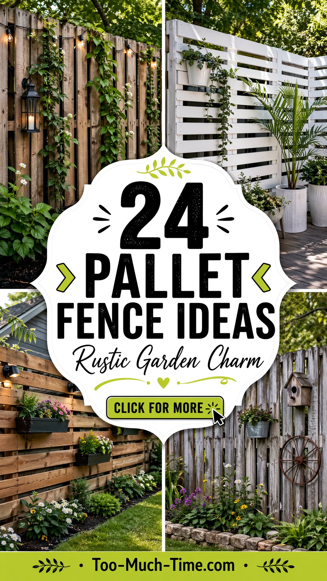24 Pallet Fence Ideas Create Rustic Privacy and Charm - 24 Pallet Fence Ideas: Create Rustic Privacy and Charm