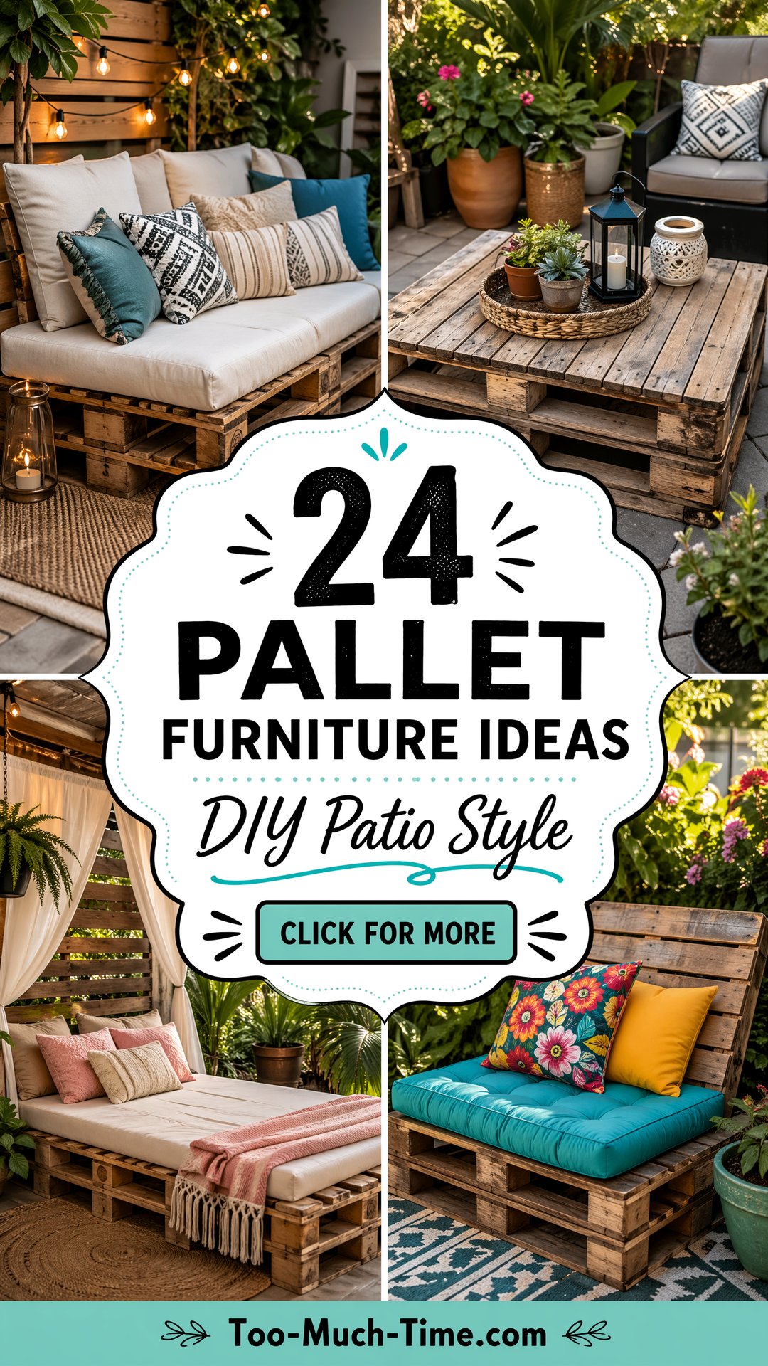24 Pallet Furniture Ideas for Stylish DIY Patio Seating - 24 Pallet Furniture Ideas for Stylish DIY Patio Seating