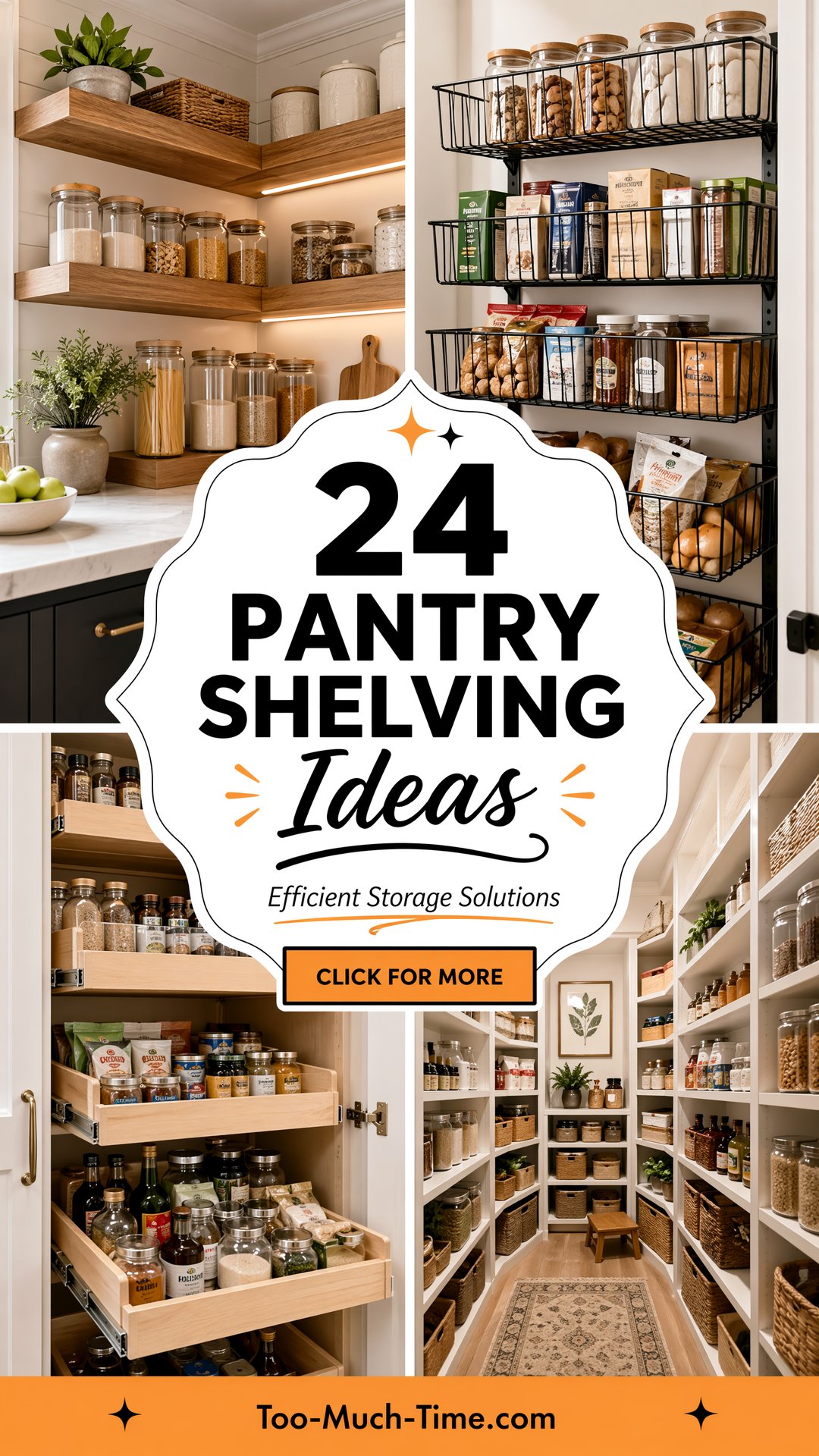 24 Pantry Shelving Ideas Efficient Kitchen Storage - 24 Pantry Shelving Ideas: Efficient Kitchen Storage