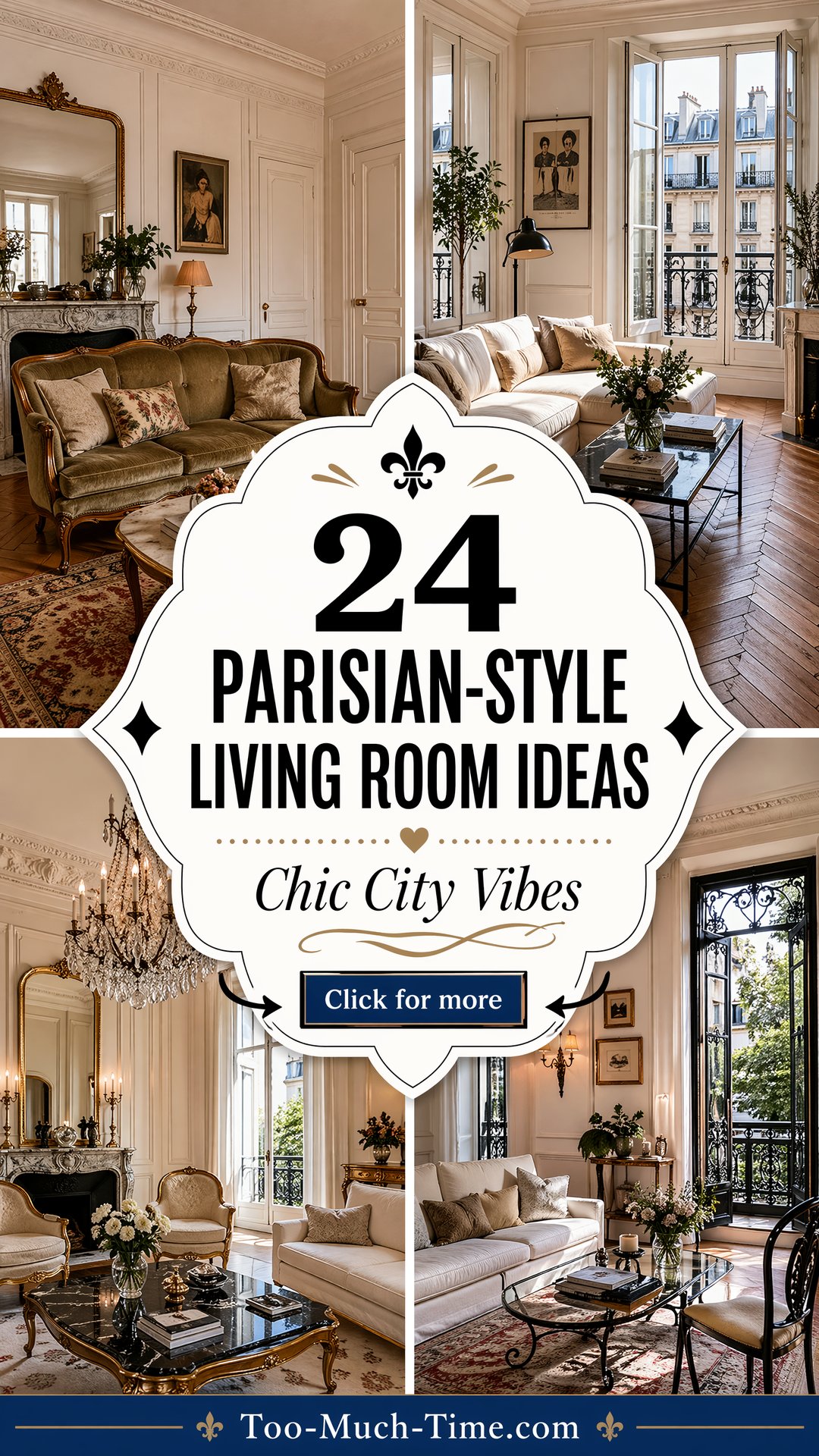 24 Parisian-style Living Room Ideas Chic City Vibe - 24 Parisian-style Living Room Ideas: Chic City Vibe