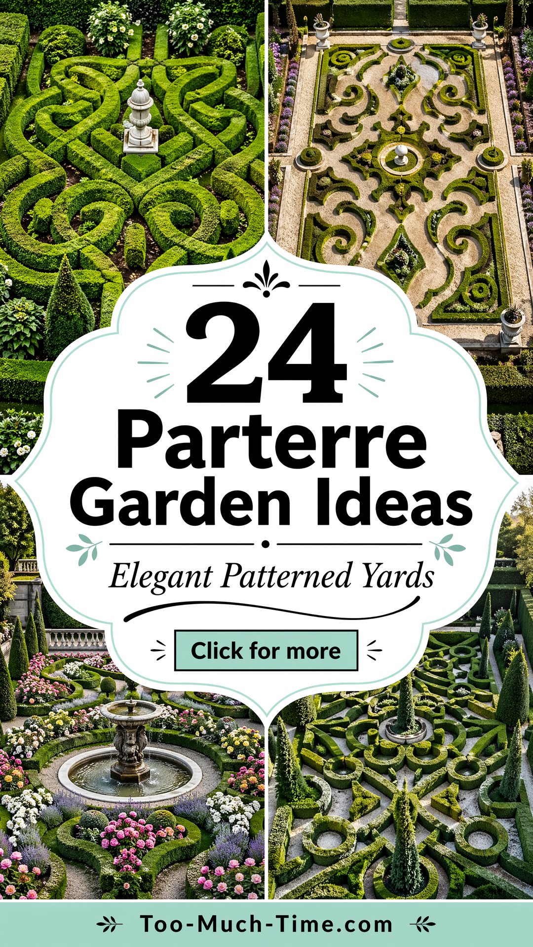 24 Parterre Garden Ideas Elegant Patterns and Borders - 24 Parterre Garden Ideas: Elegant Patterns and Borders