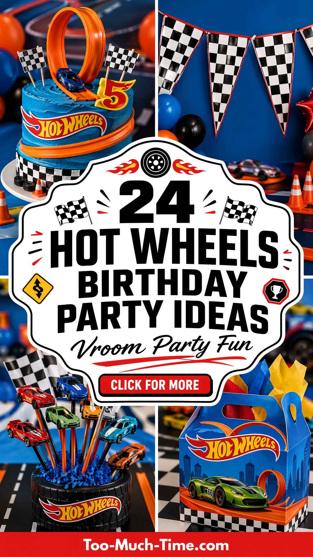 24 Party Thrills 24 Hot Wheels Birthday Party Ideas - 24 Party Thrills: 24 Hot Wheels Birthday Party Ideas