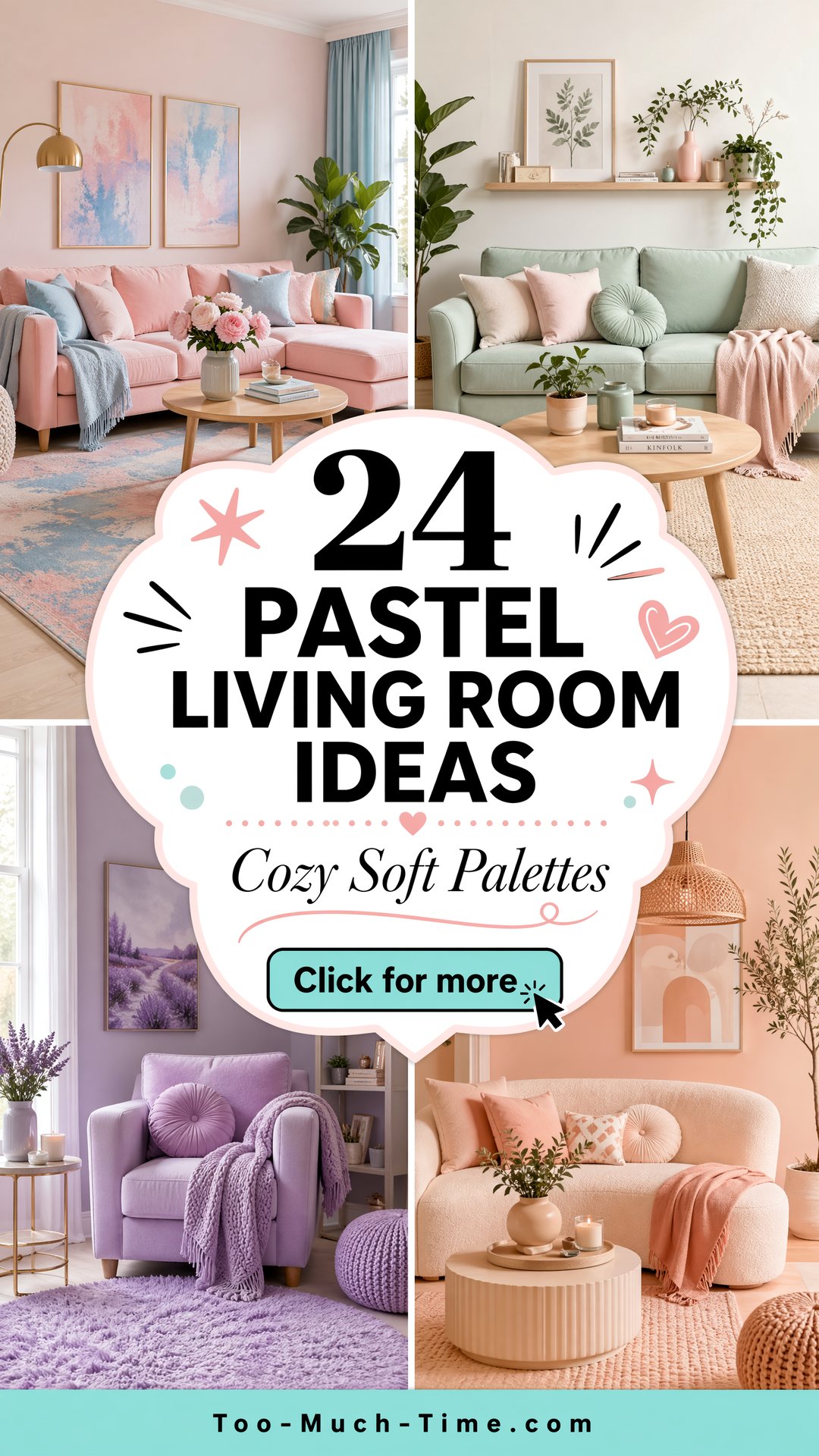 24 Pastel Living Room Ideas Cozy Palettes and Vibe - 24 Pastel Living Room Ideas: Cozy Palettes and Vibe
