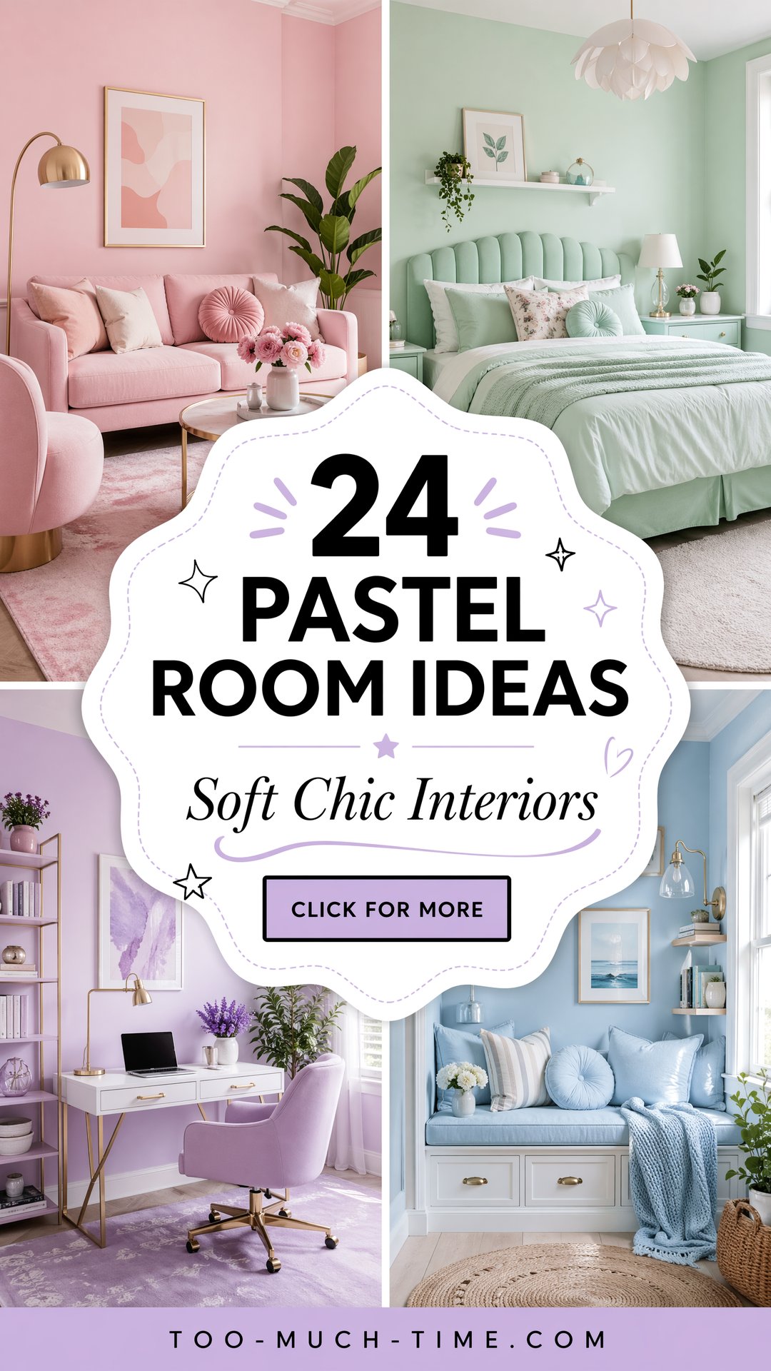 24 Pastel Room Ideas Soft Tones for Chic Interiors - 24 Pastel Room Ideas: Soft Tones for Chic Interiors
